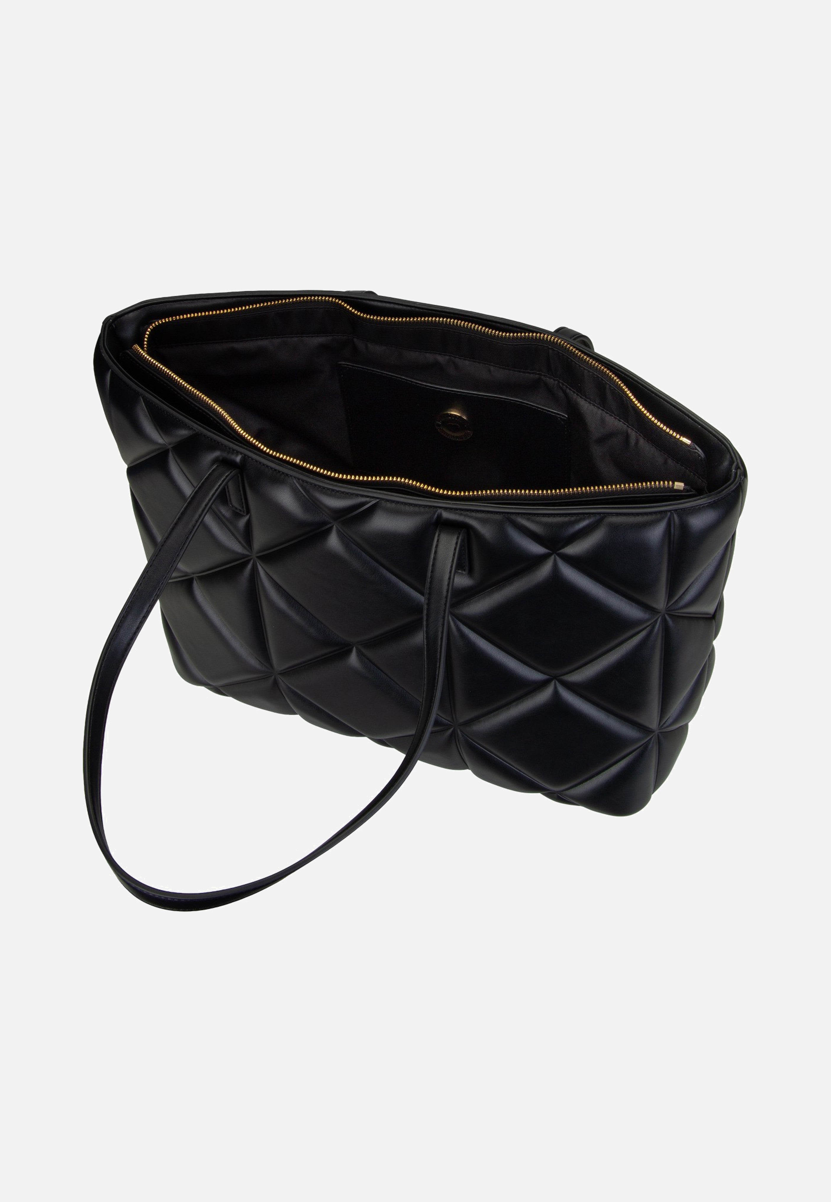 Love Moschino Embossed Q 4120 Black Shopper
