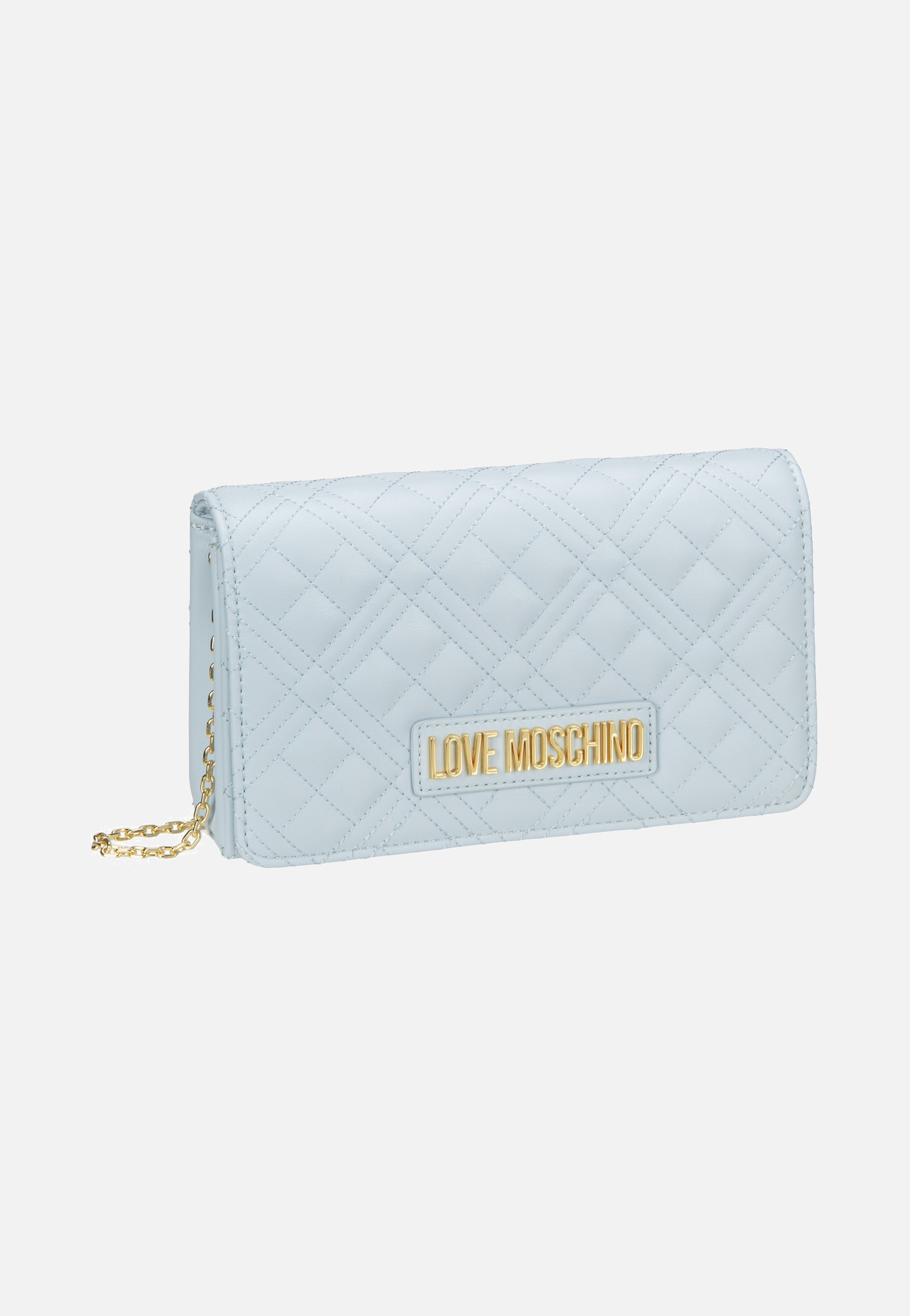Love Moschino Quilted Bag 4079 Sky Blue Evening Bag