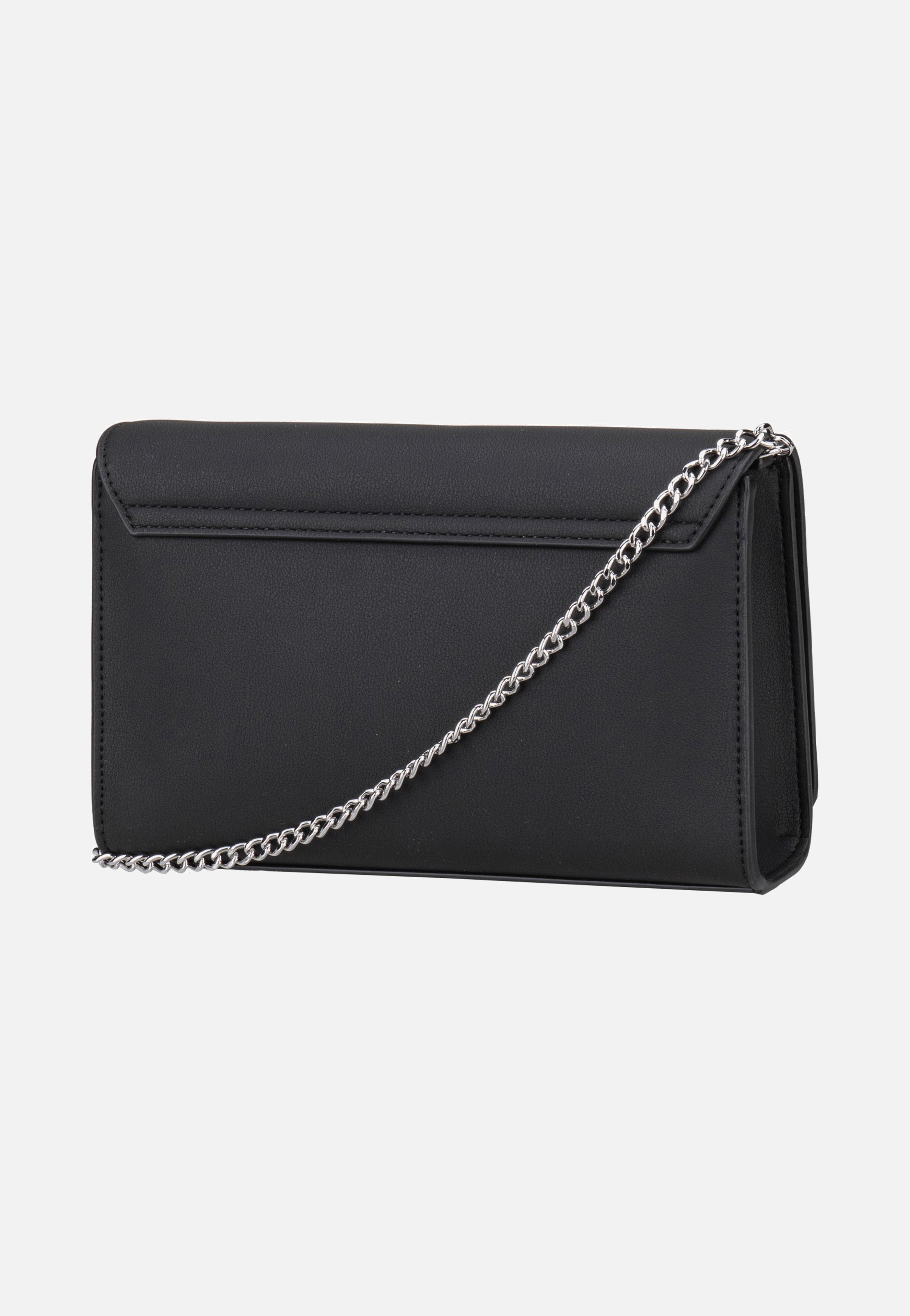 Love Moschino Bold Love 4103 Black/Silver Evening Bag