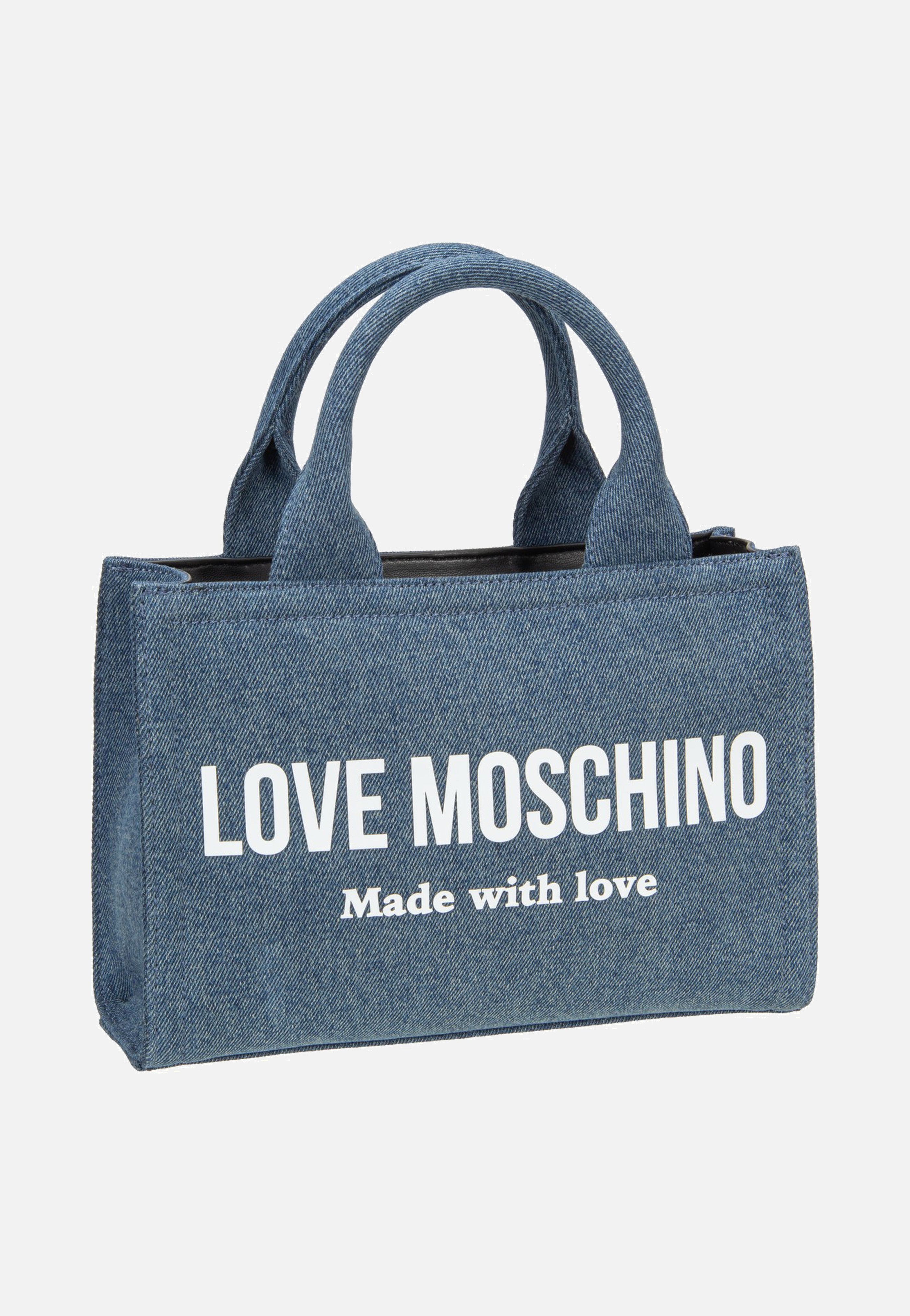 Love Moschino - Denim Signature Love 4055 Denim - Tote Bag | Women-Image