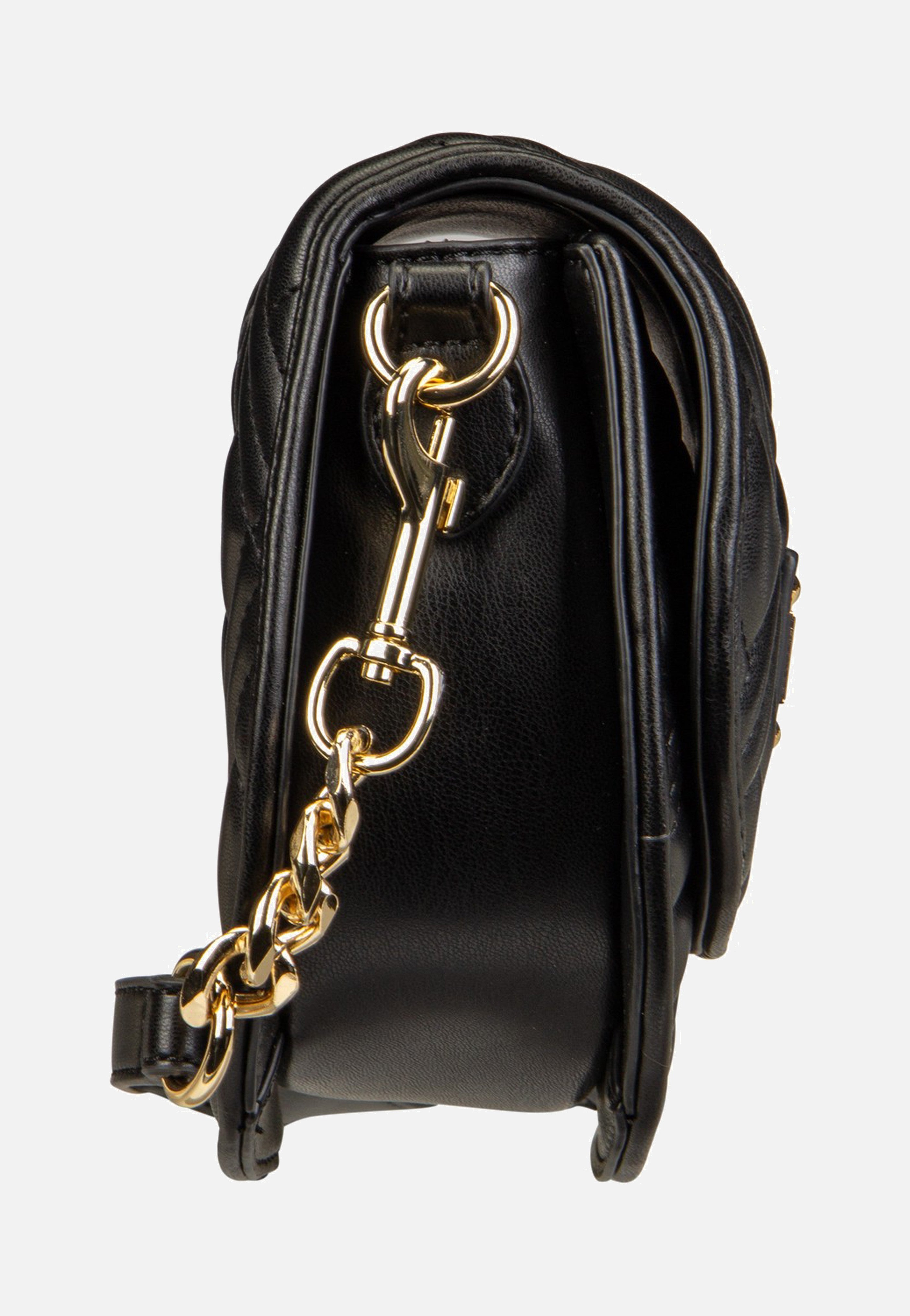 Love Moschino - Quilted Bag 4112 Black/Gold - Crossbody Bag | Women-Image