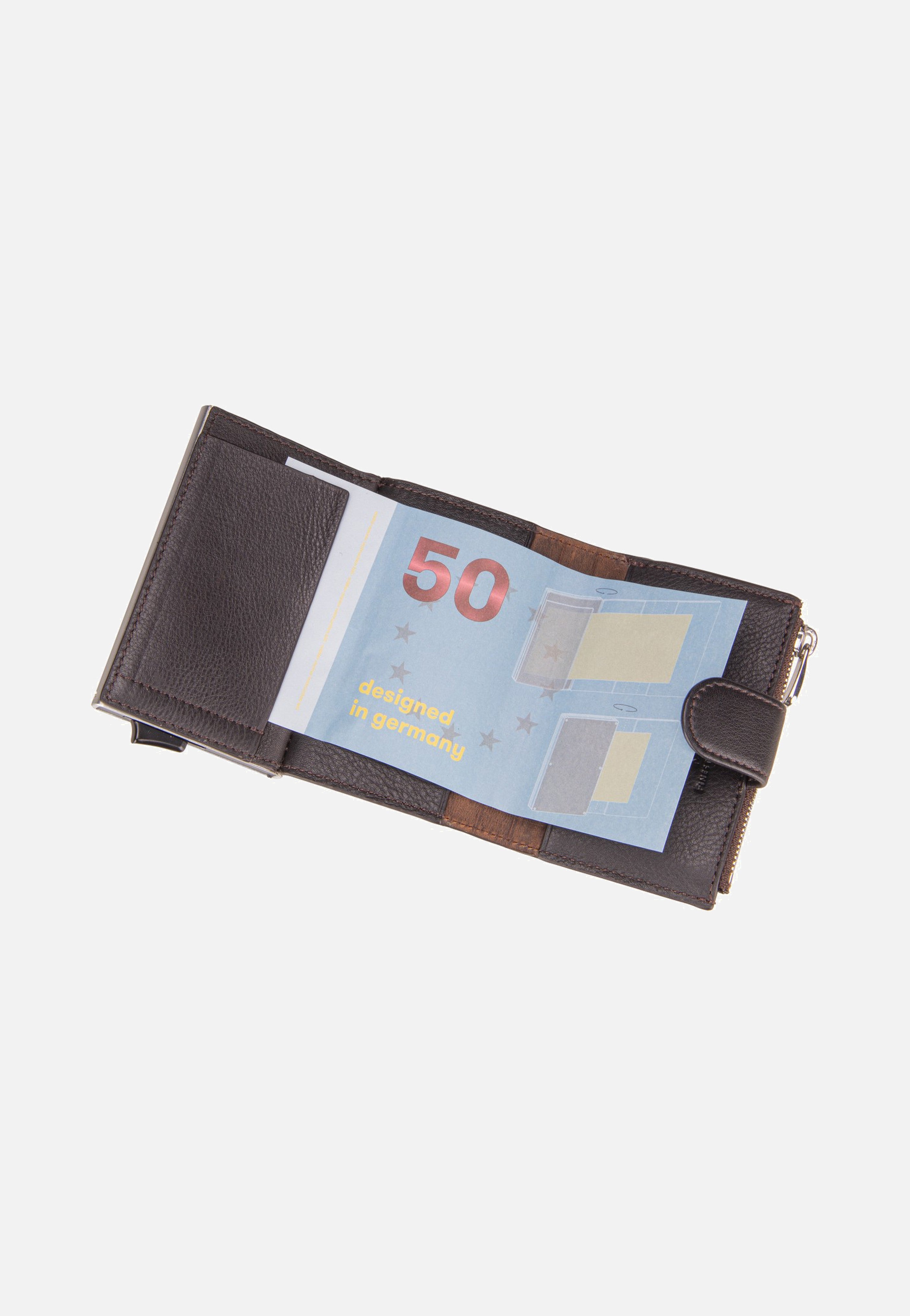 Maître Bundenbach C-Four E-Cage Sv8 Darkbrown Portemonnaie
