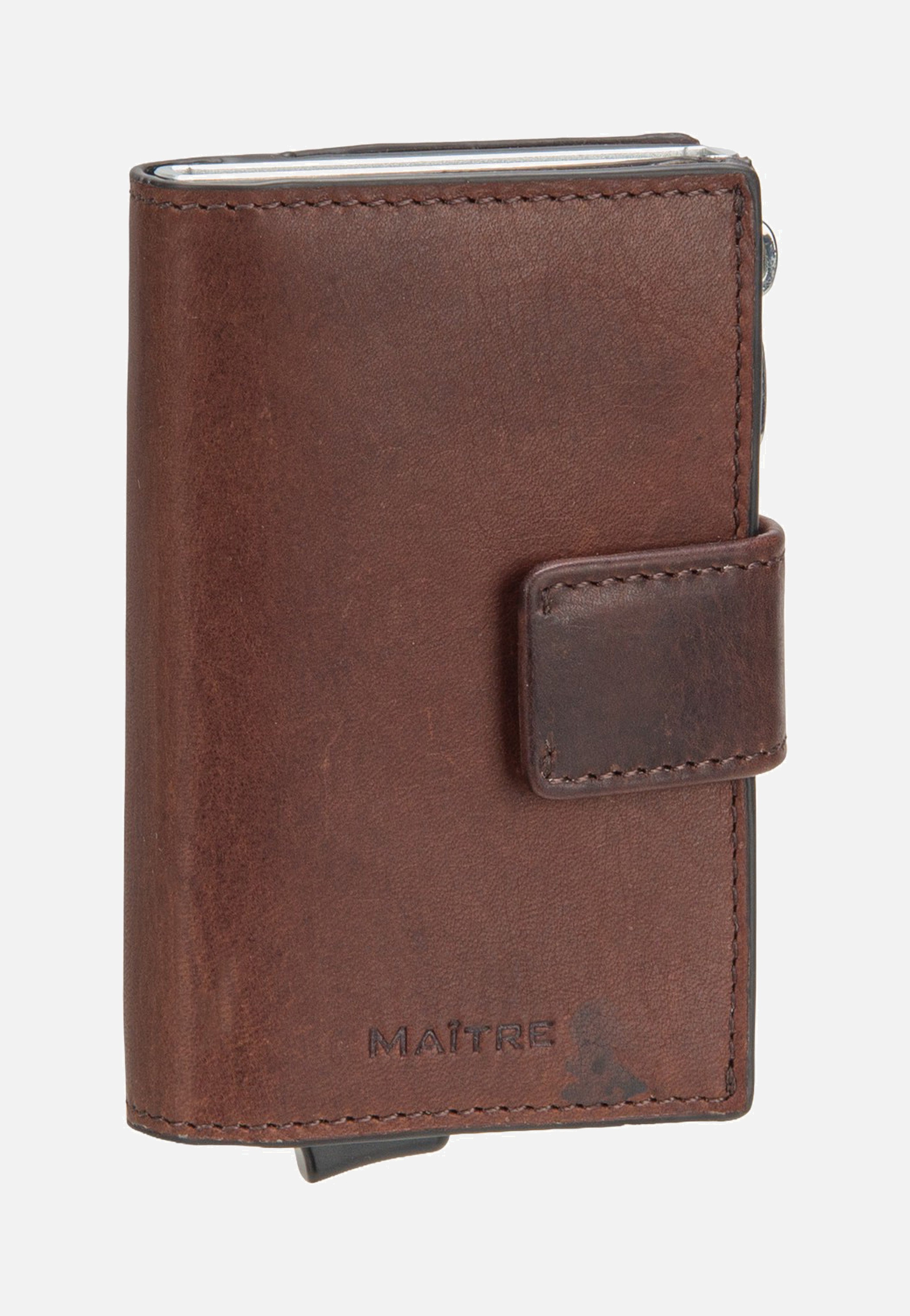 Maître Birkheim C-Four E-Cage SV8 Darkbrown Portemonnaie