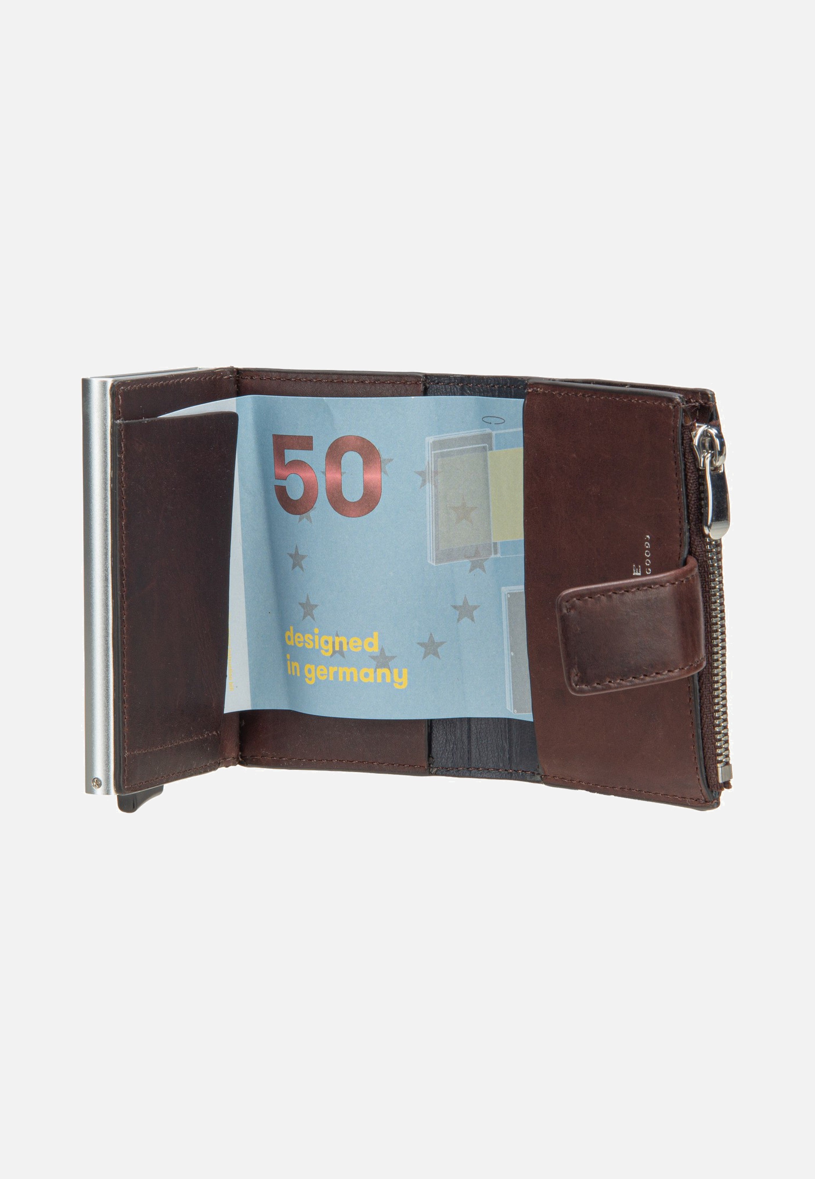Maître Birkheim C-Four E-Cage SV8 Darkbrown Portemonnaie