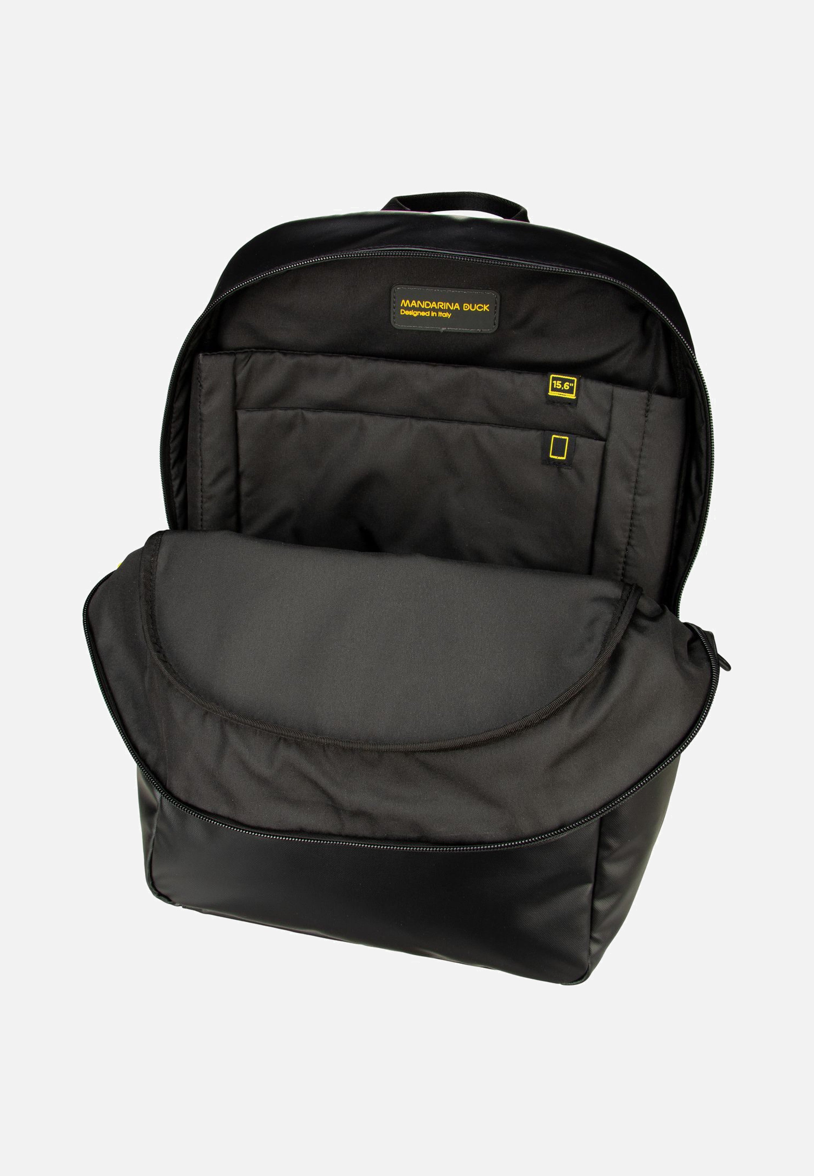 Mandarina Duck - Eco Coated OST04 Black - Backpack | Neutral-Image