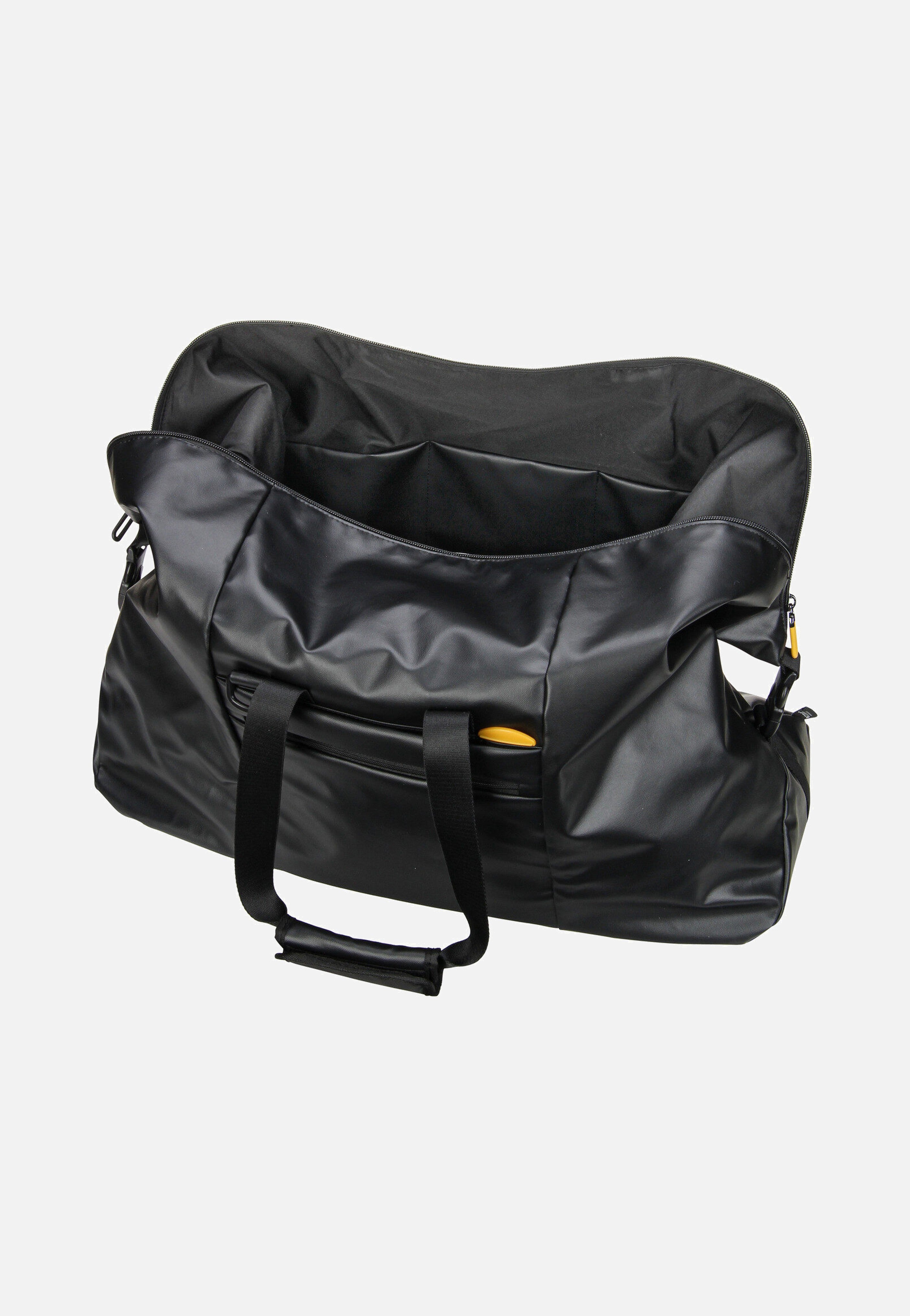 Mandarina Duck - Eco Coated Duffle OSB02 Black - Dufflebag | Neutral-Image