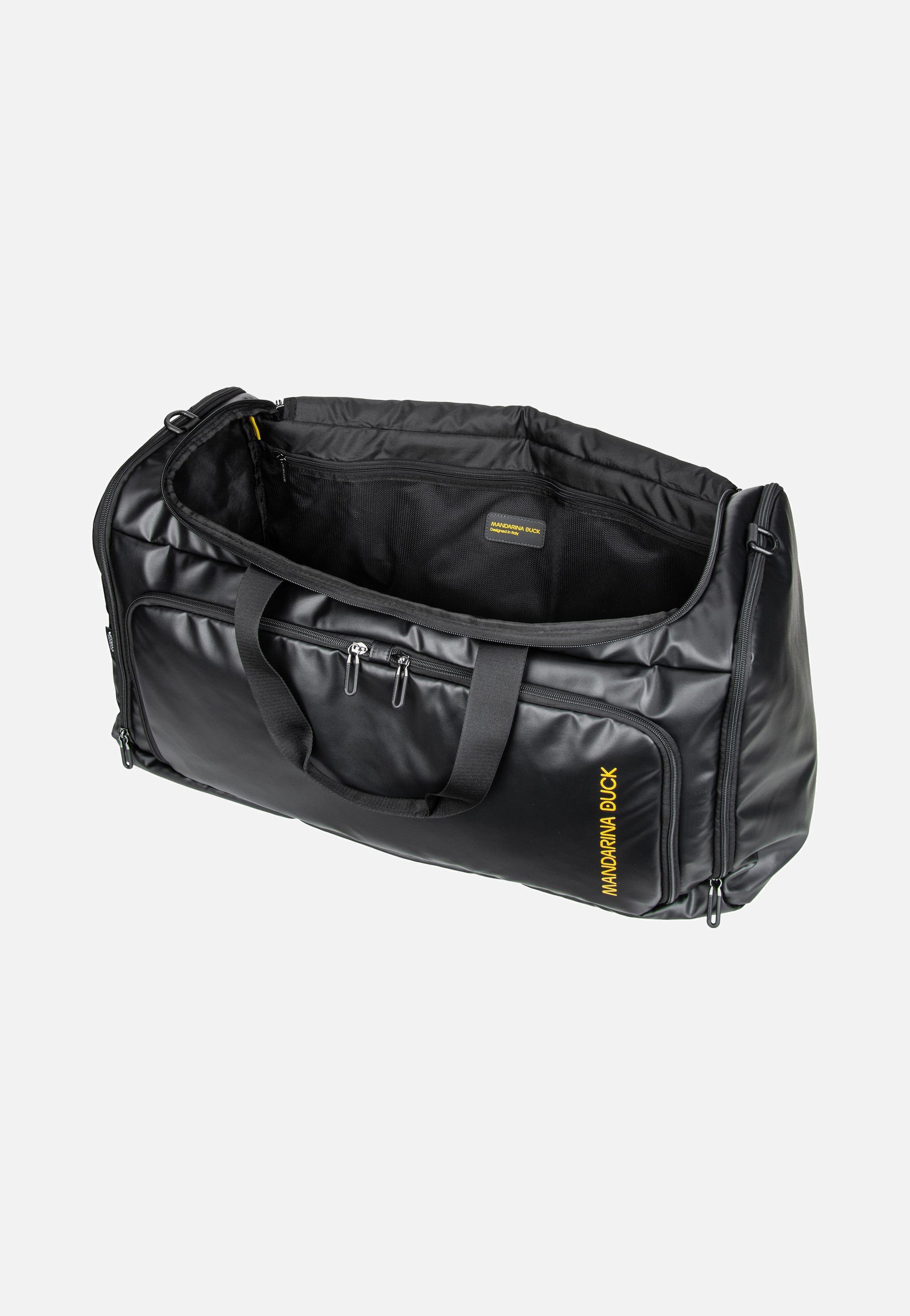 Mandarina Duck - Eco Coated Duffle OSB03 Black - Dufflebag | Neutral-Image
