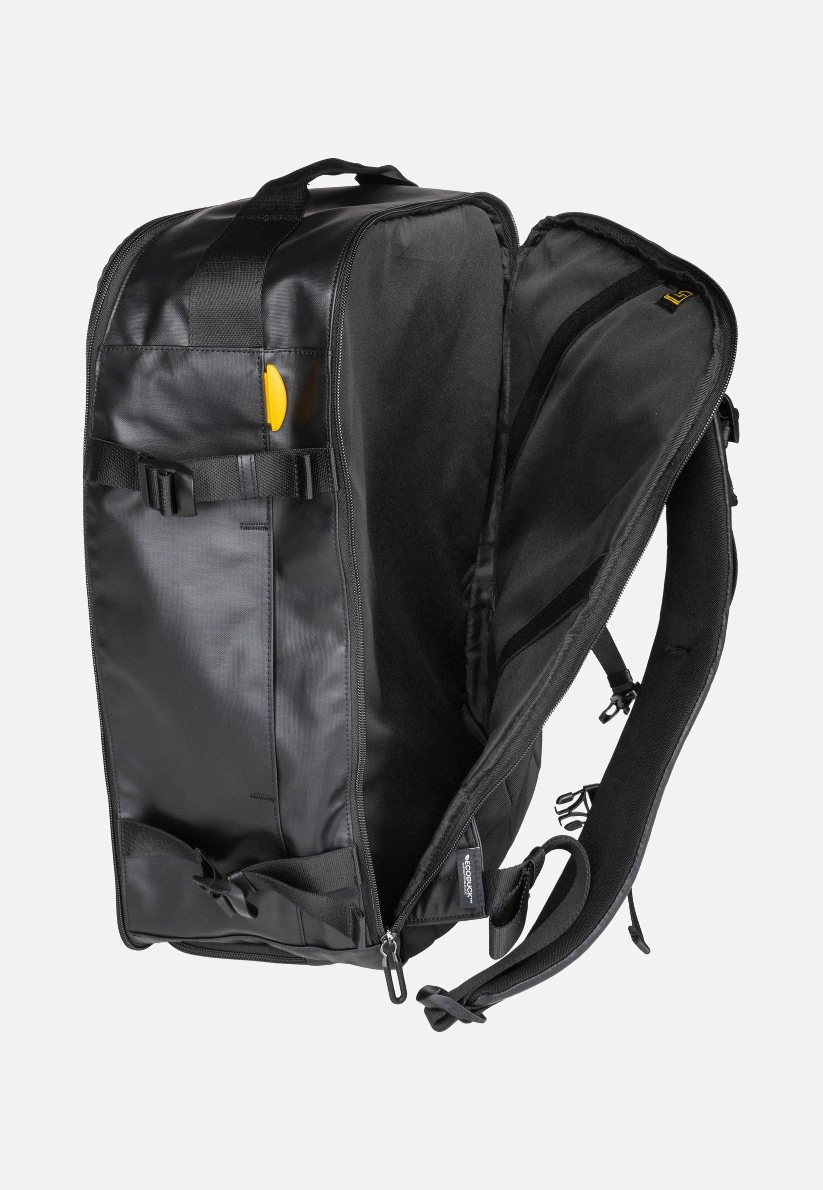 Mandarina Duck - Eco Coated OST06 Black - Travel Backpack | Neutral-Image
