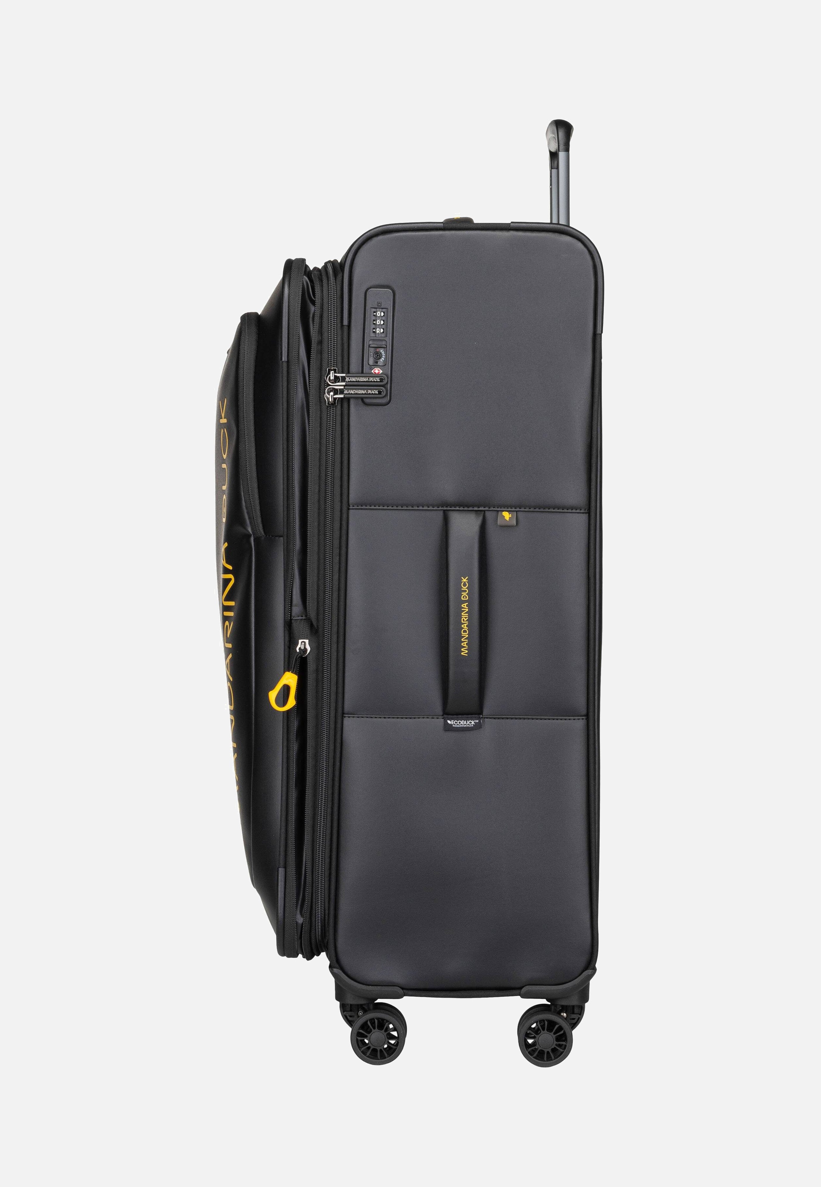 Mandarina Duck - Eco Coated OSV04 Black - Suitcase | Neutral-Image