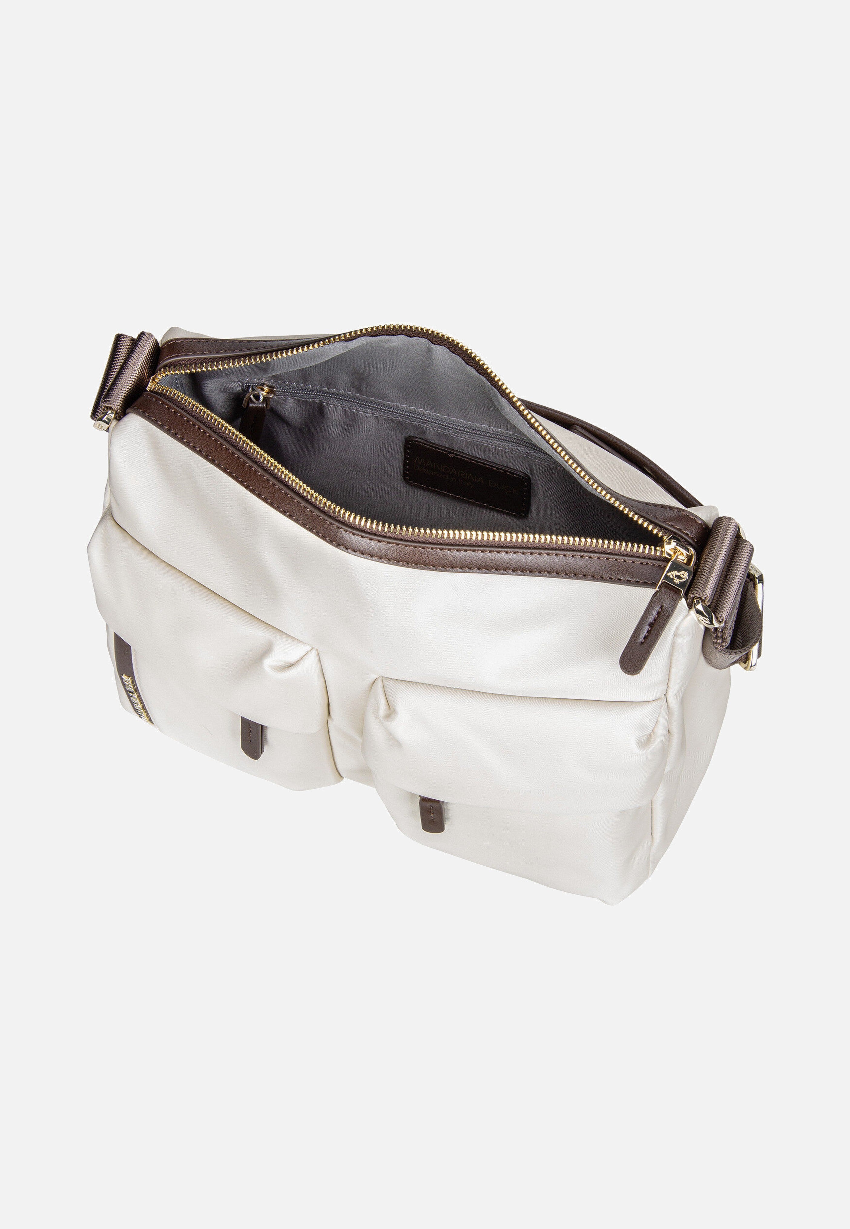 Mandarina Duck - Hunter VCT18 Whitecap Gray - Crossbody Bag | Women-Image