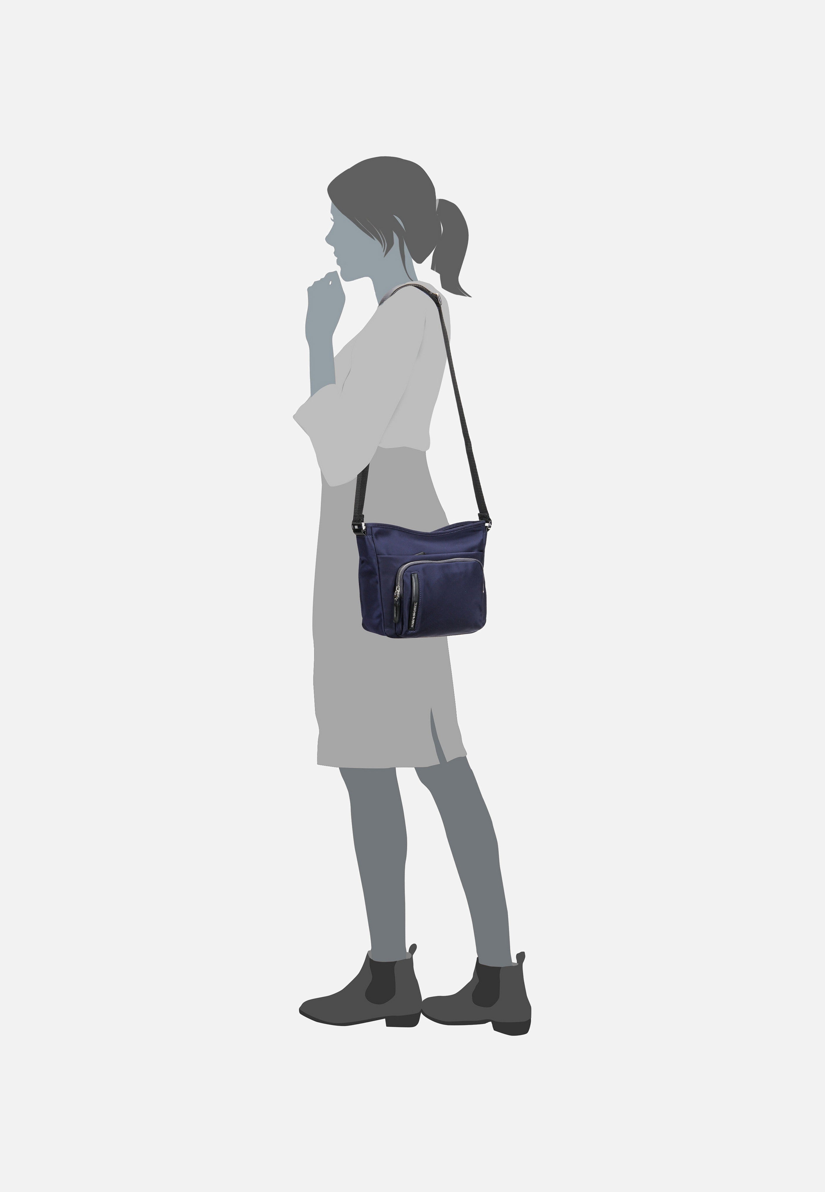 Mandarina Duck - Hunter VCT45 Eclipse - Crossbody Bag | Women-Image