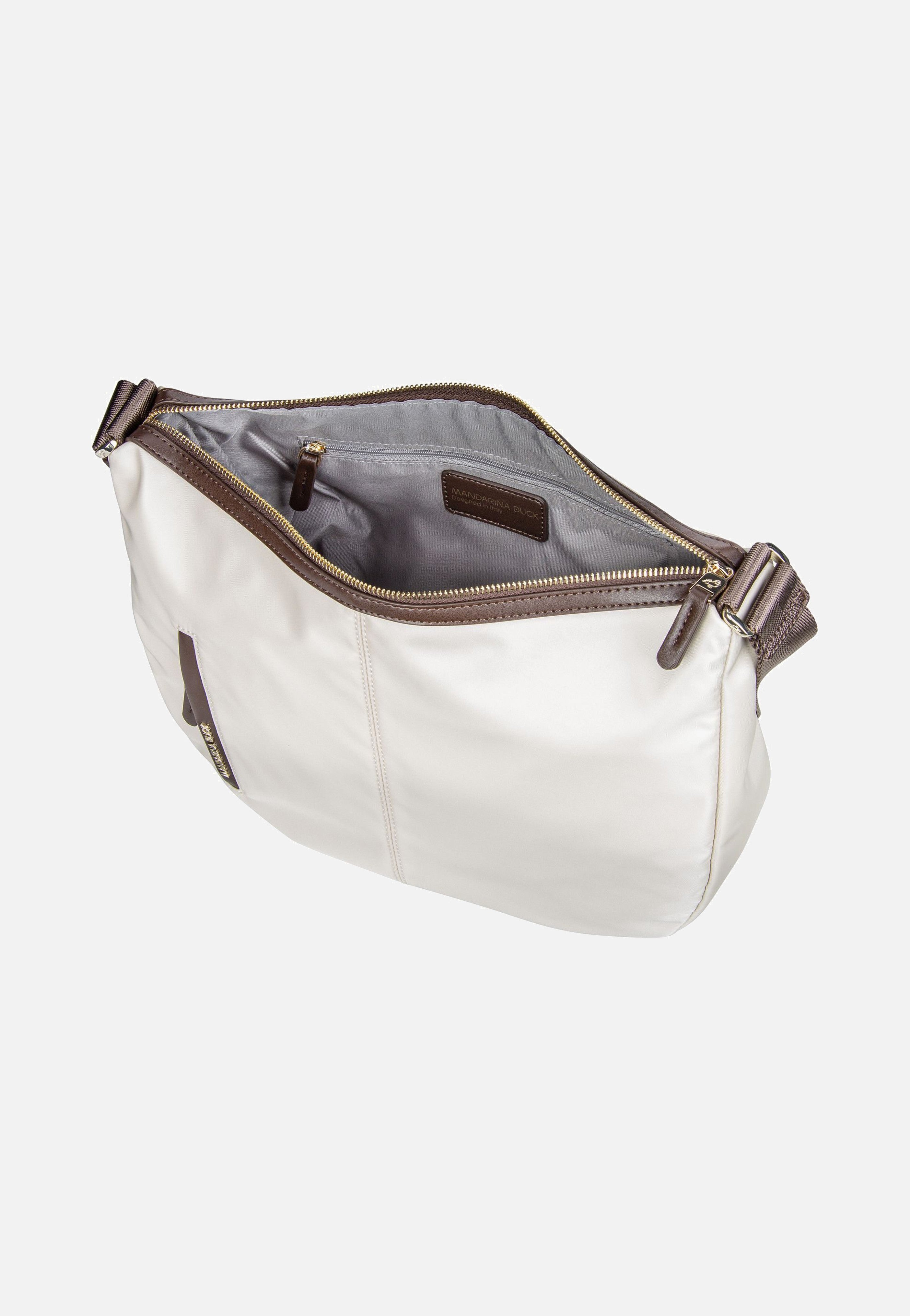 Mandarina Duck - Hunter Hobo VCT20 Whitecap Gray - Hobo Bag | Women-Image