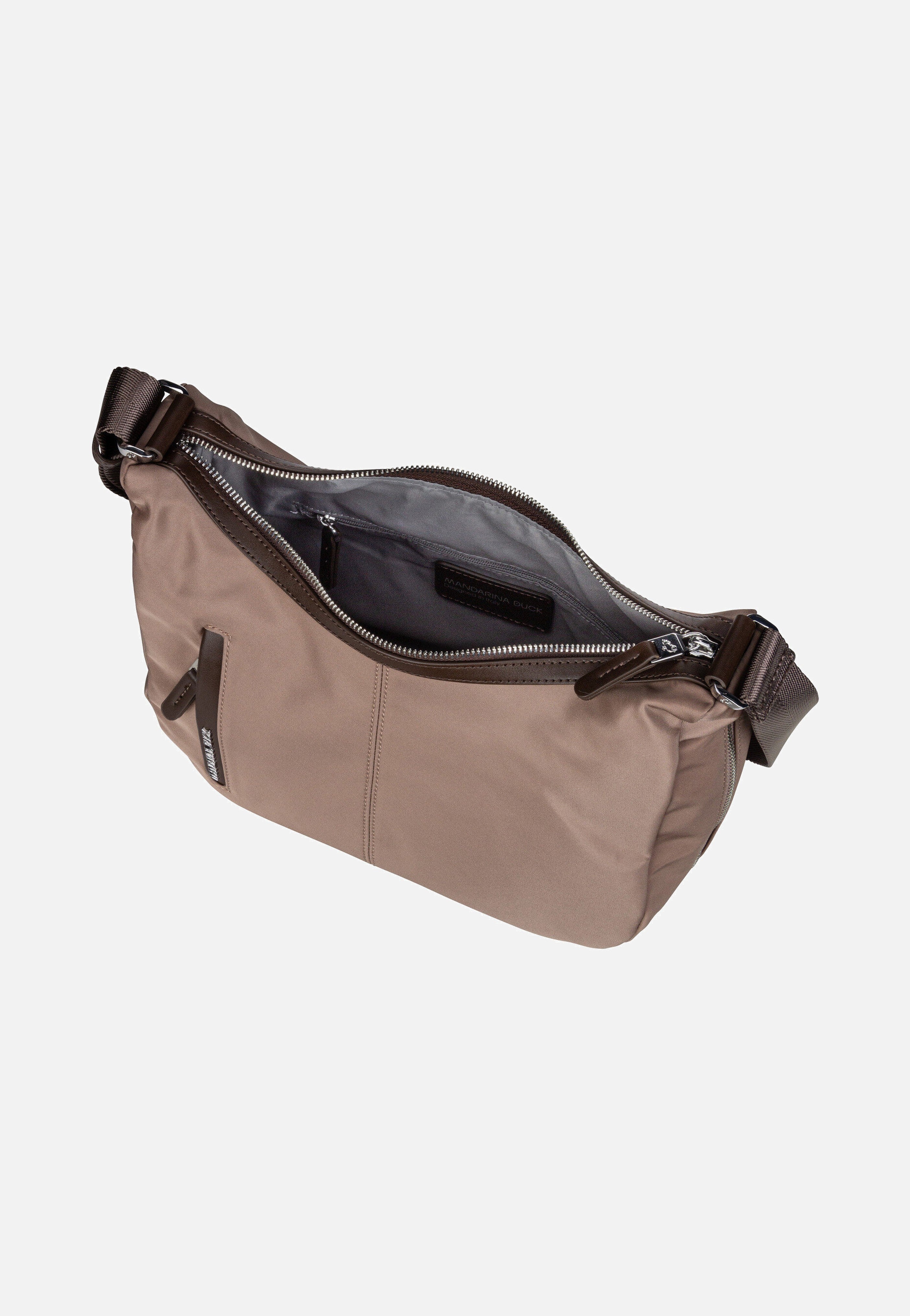 Mandarina Duck - Hunter Medium Hobo VCT36 Beaver - Hobo Bag | Women-Image