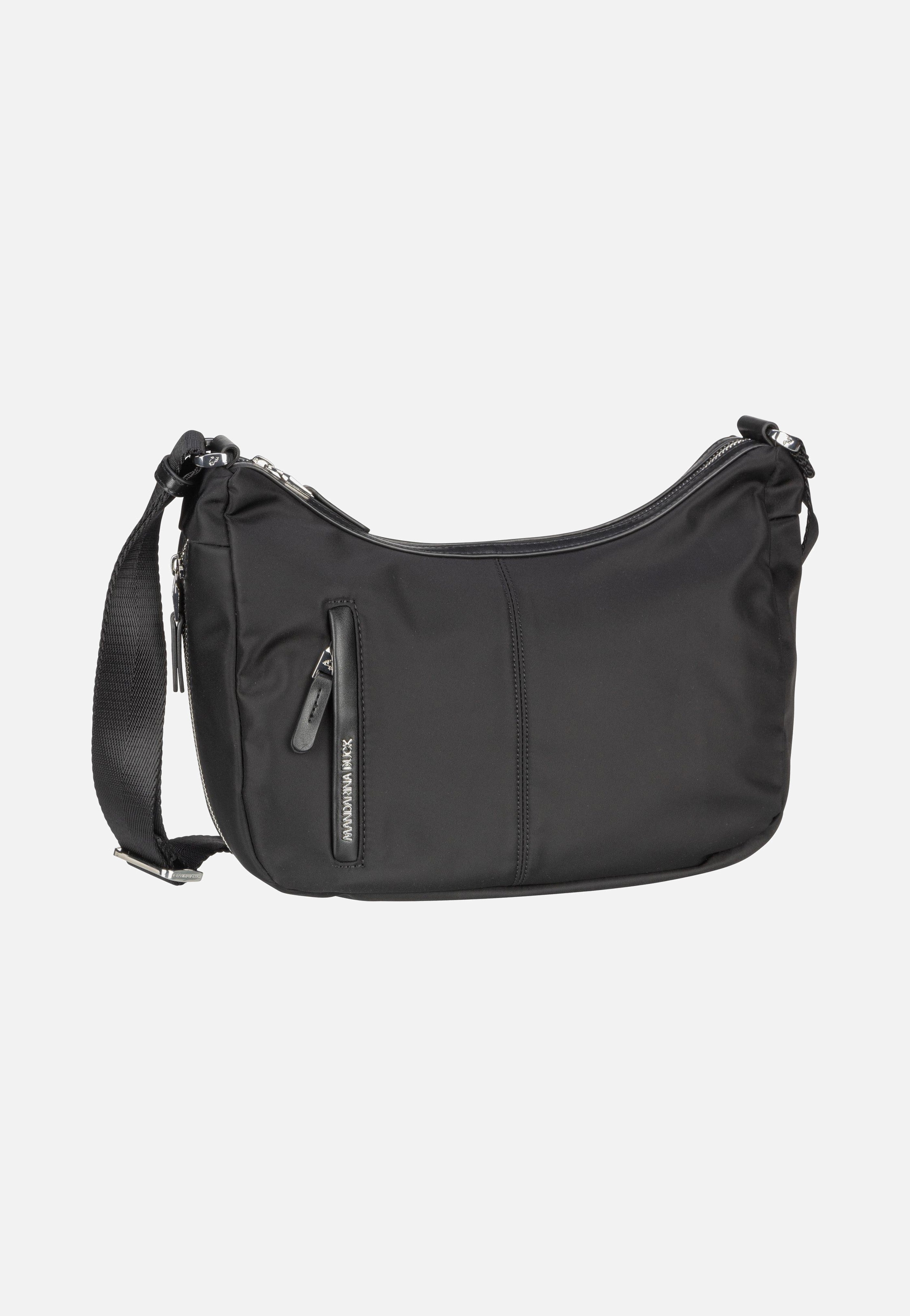 Mandarina Duck - Hunter Medium Hobo VCT36 Black - Hobo Bag | Women-Image