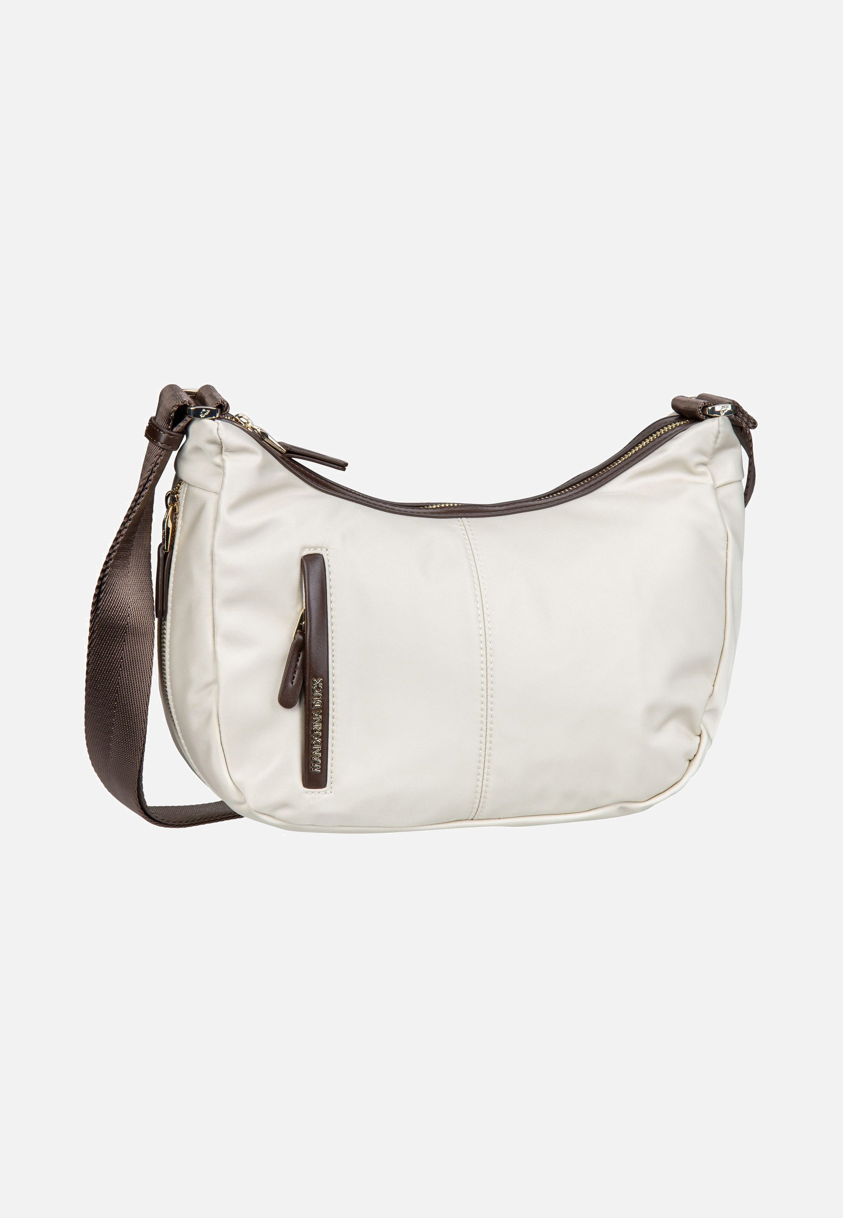 Mandarina Duck - Hunter Medium Hobo VCT36 Whitecap Gray - Hobo Bag | Women-Image