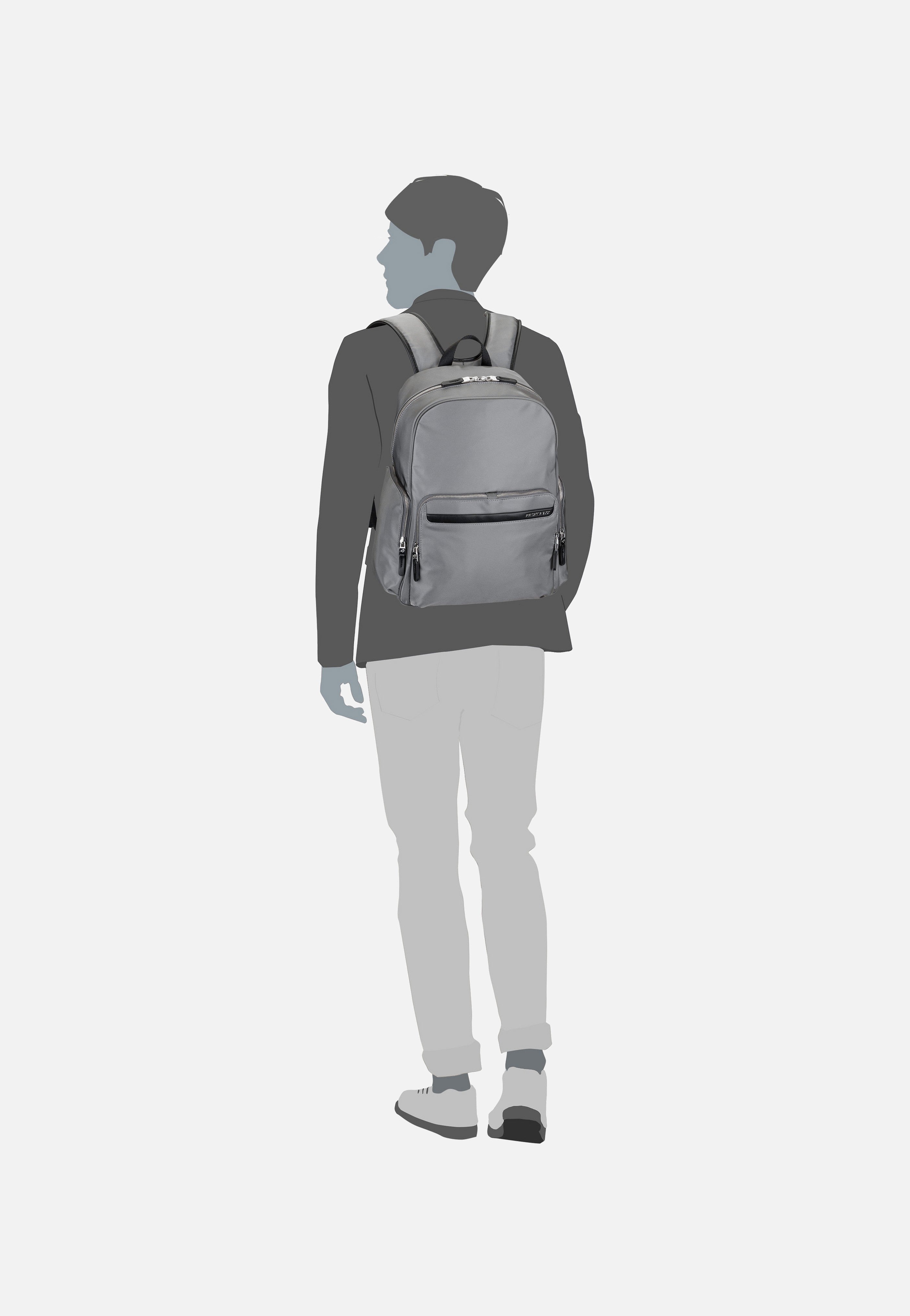 Mandarina Duck Hunter Urban HWT01 Smoked Pearl Rucksack