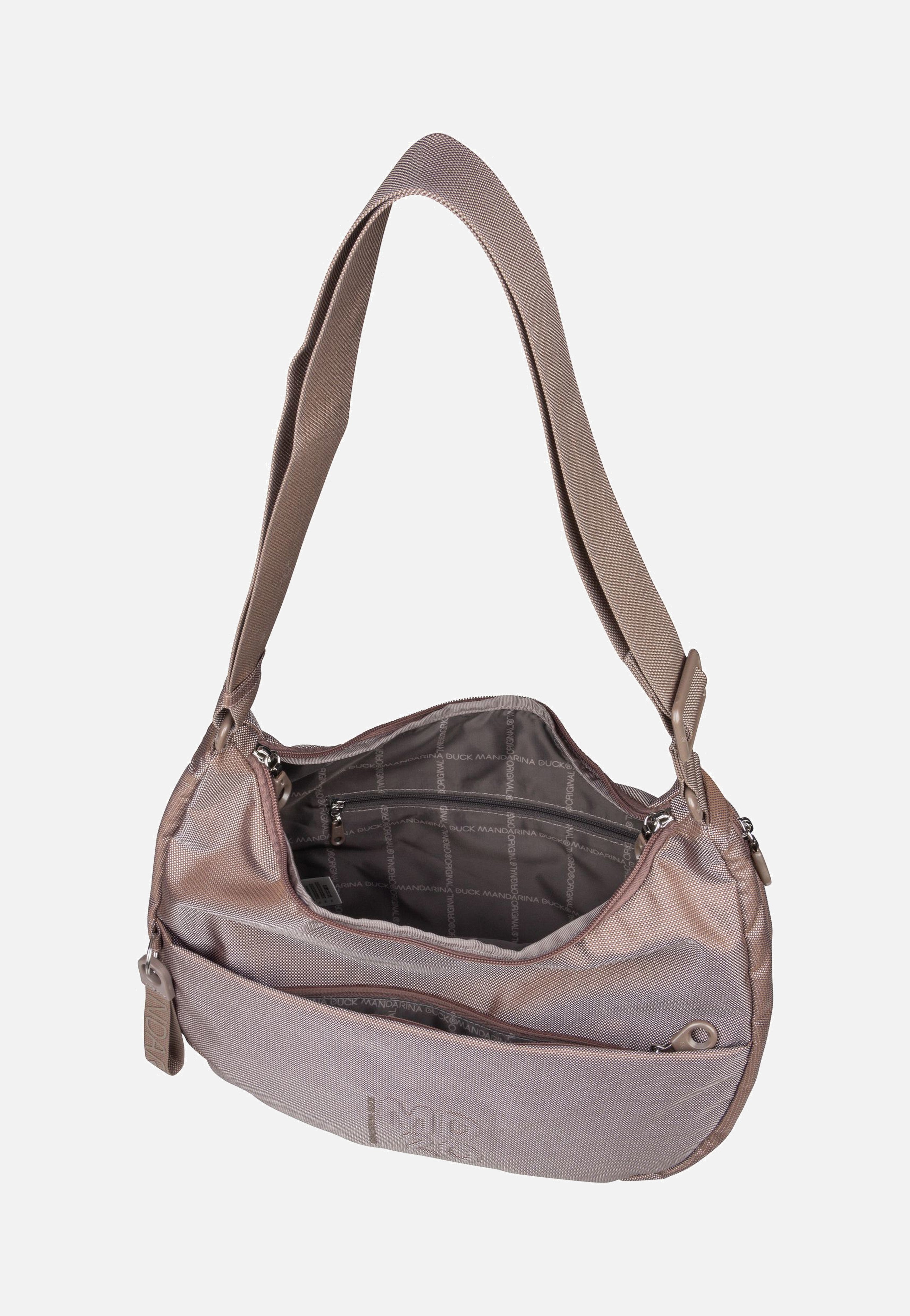 Mandarina Duck - MD20 Hobo QMT27 Taupe - Hobo Bag | Women-Image
