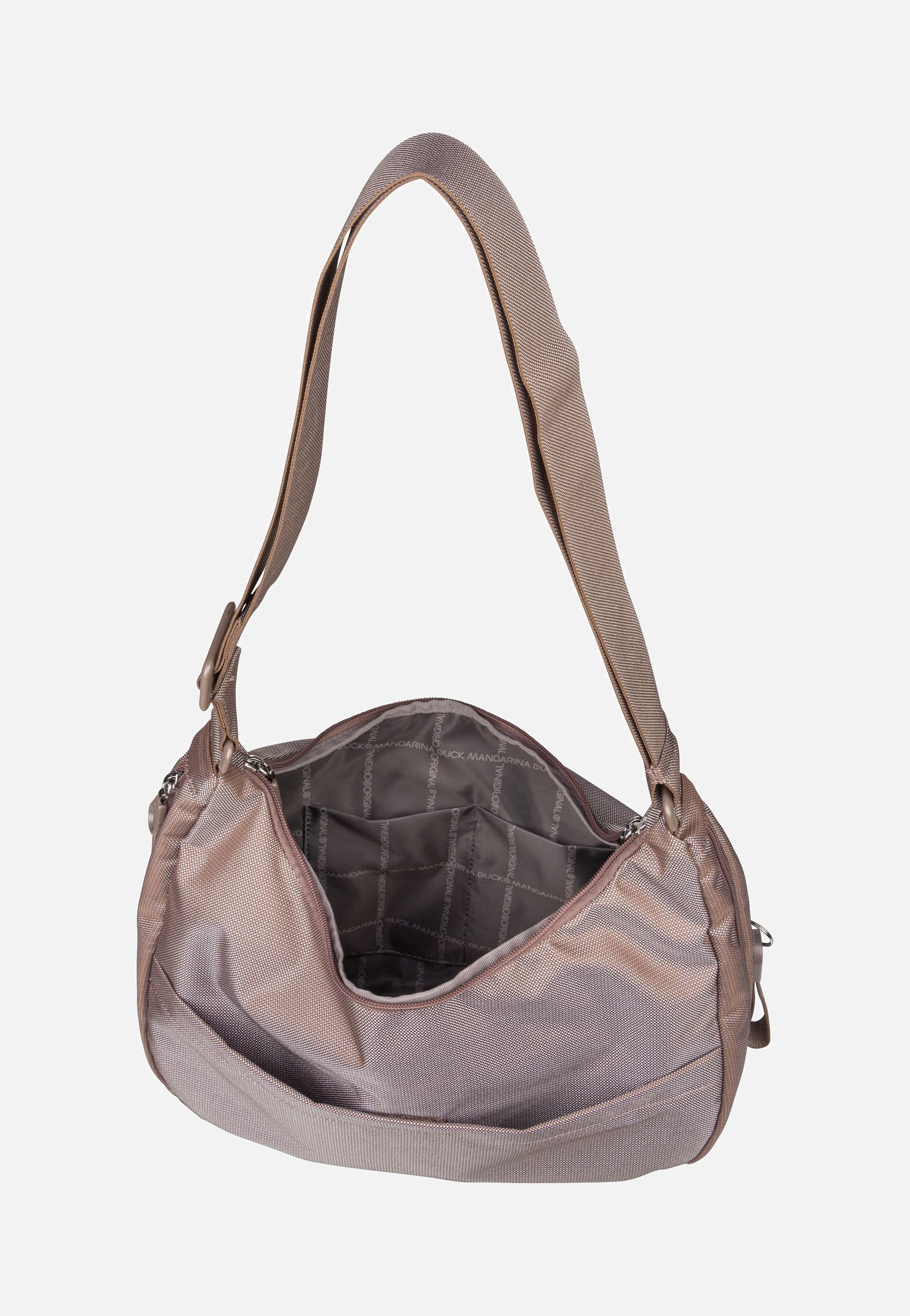 Mandarina Duck - MD20 Hobo QMT27 Taupe - Hobo Bag | Women-Image
