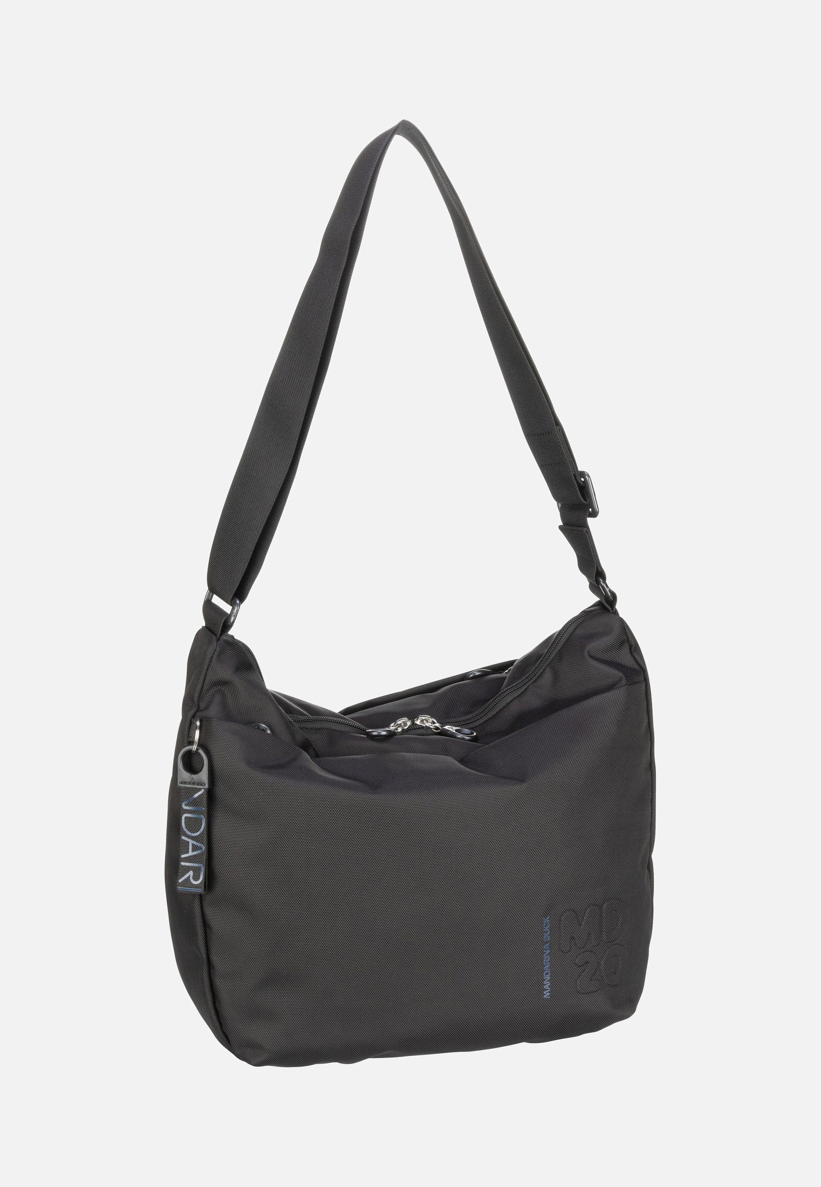 Mandarina Duck - MD20 Large Hobo QMT20 Black - Hobo Bag | Women-Image