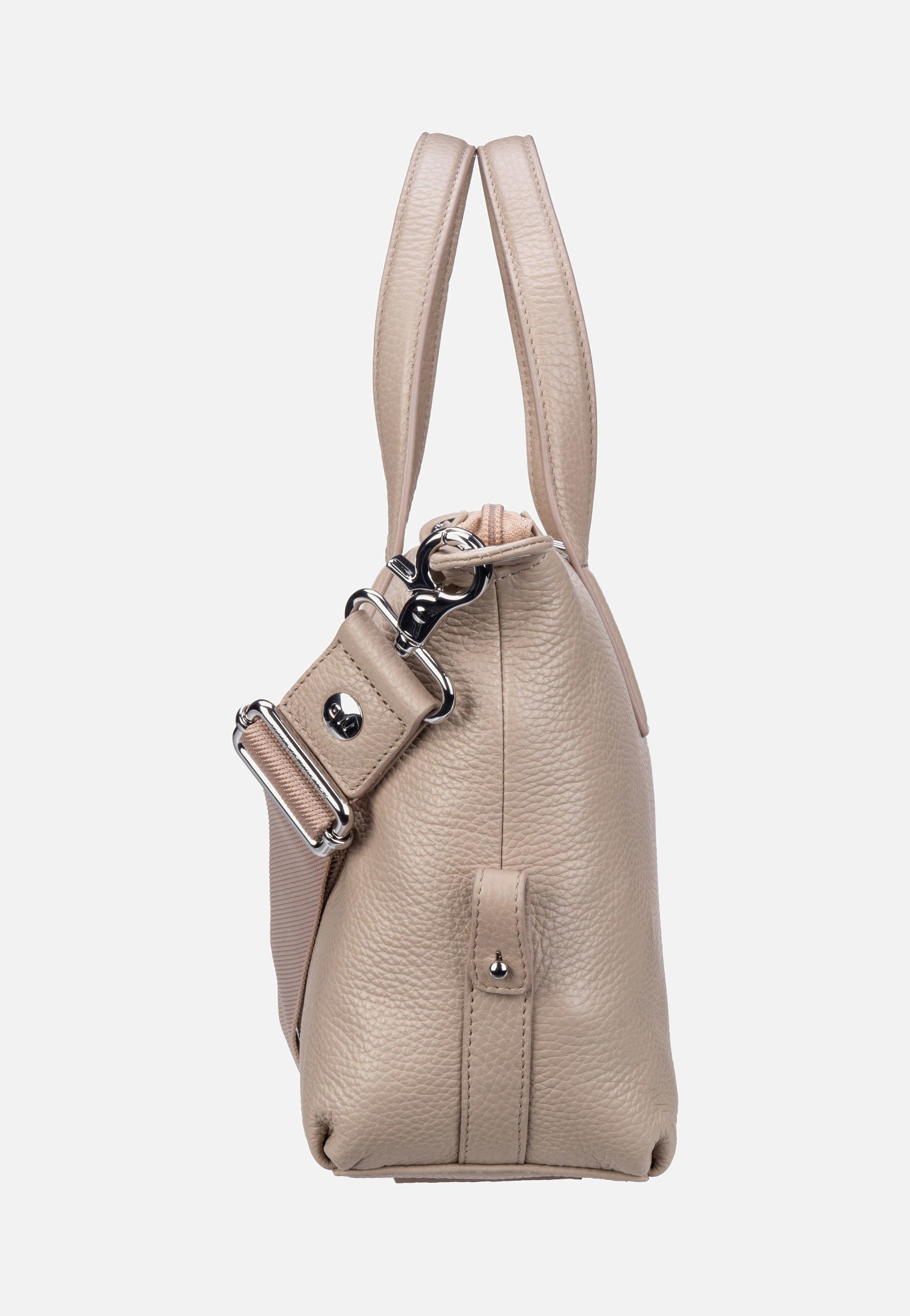 Mandarina Duck - Mellow Leather Bauletto FZT56 Warm Taupe - Tote Bag | Women-Image