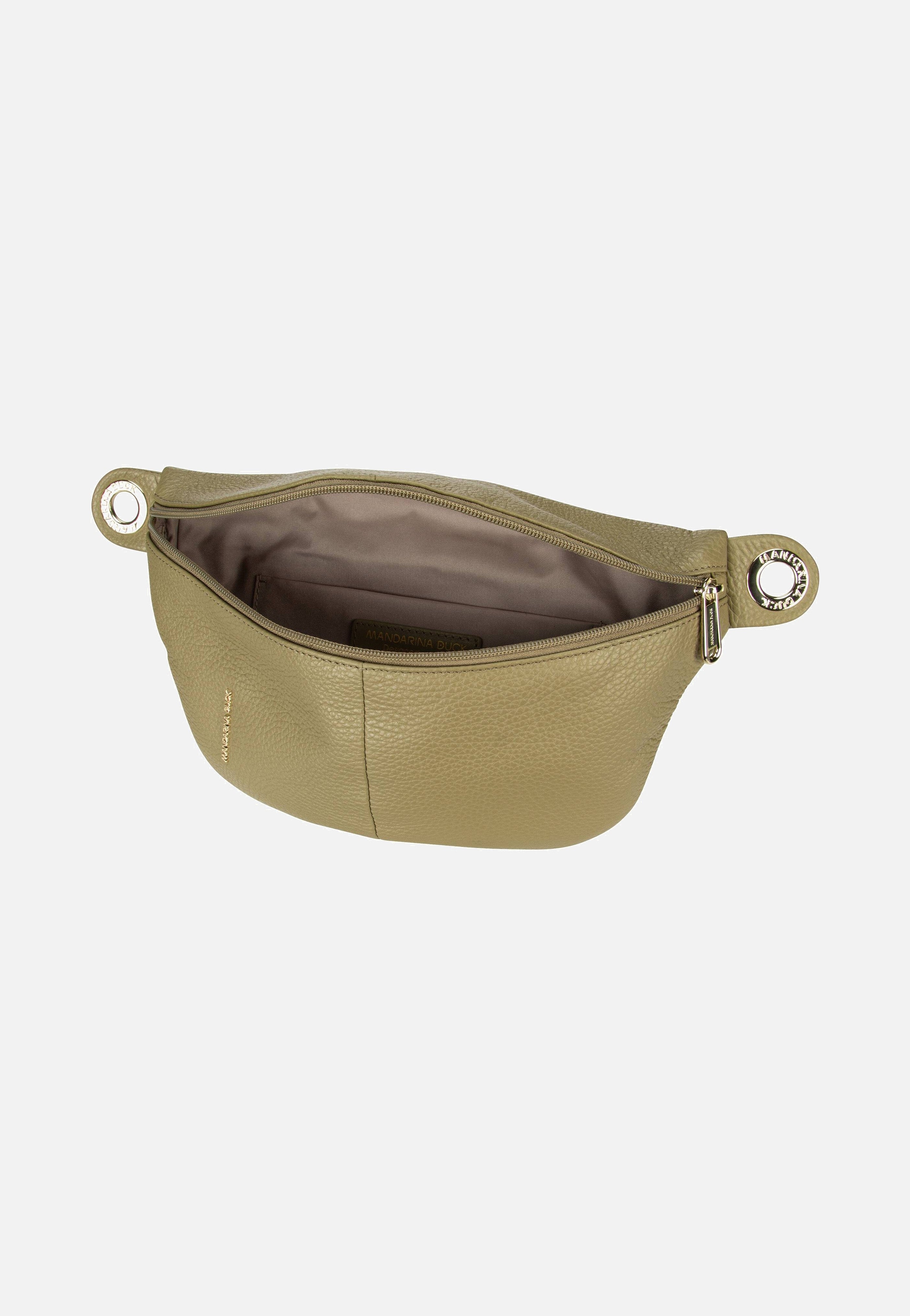 Mandarina Duck - Mellow Leather Bum Bag FZT73 Aloe - Fanny Pack | Women-Image