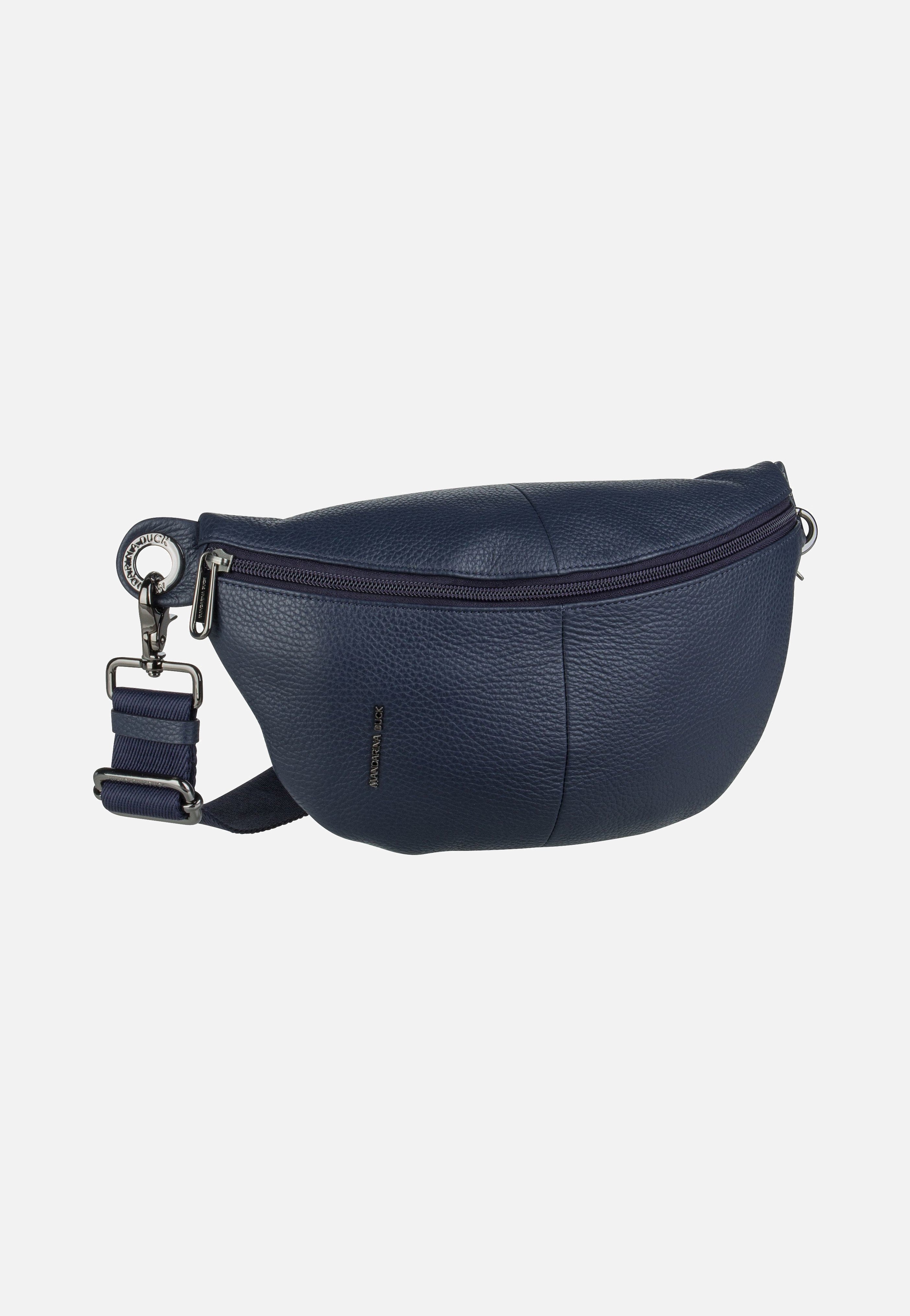 Mandarina Duck - Mellow Leather Bum Bag FZT73 Dress Blue - Fanny Pack | Women-Image