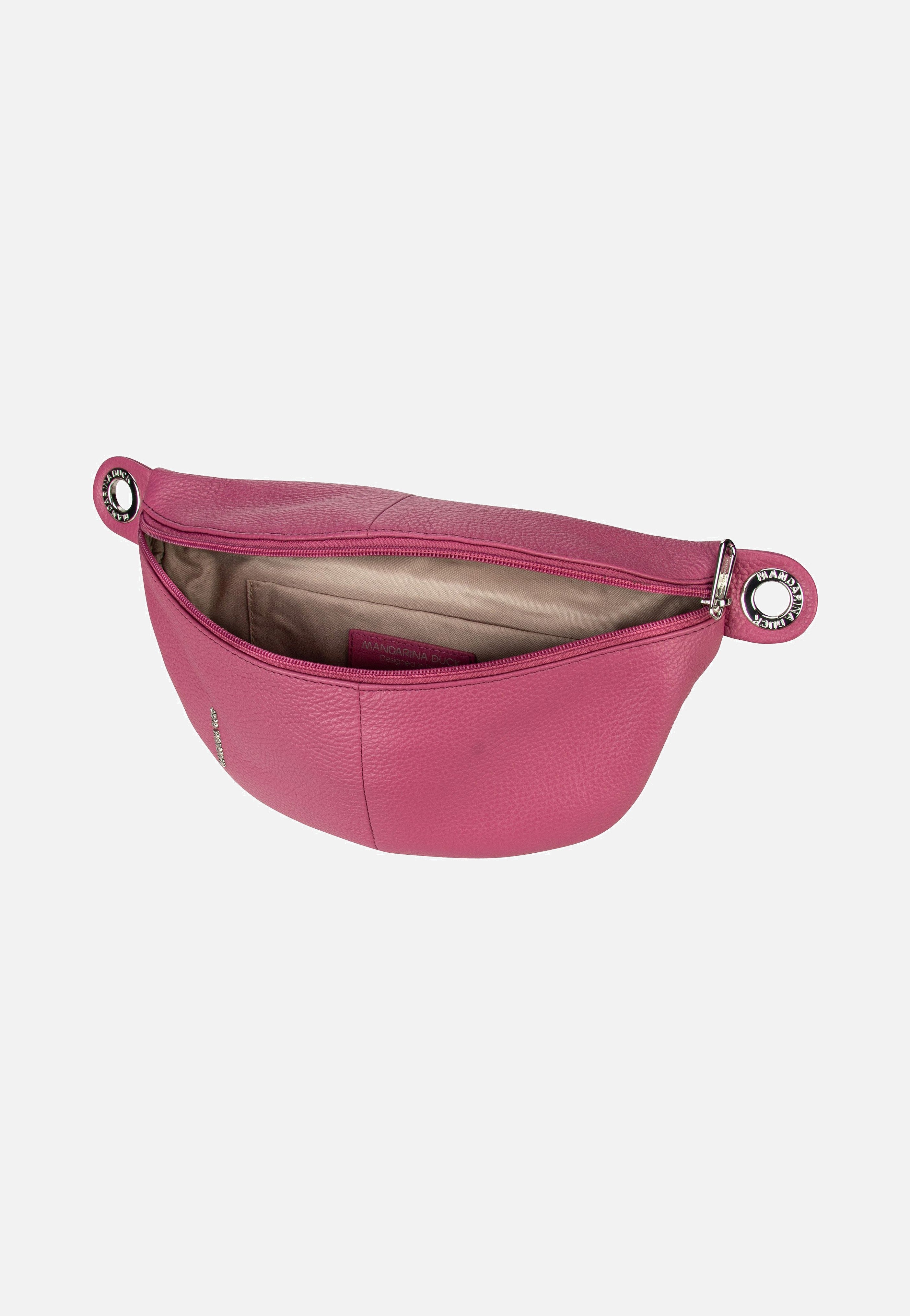 Mandarina Duck - Mellow Leather Bum Bag FZT73 Red Violet - Fanny Pack | Women-Image