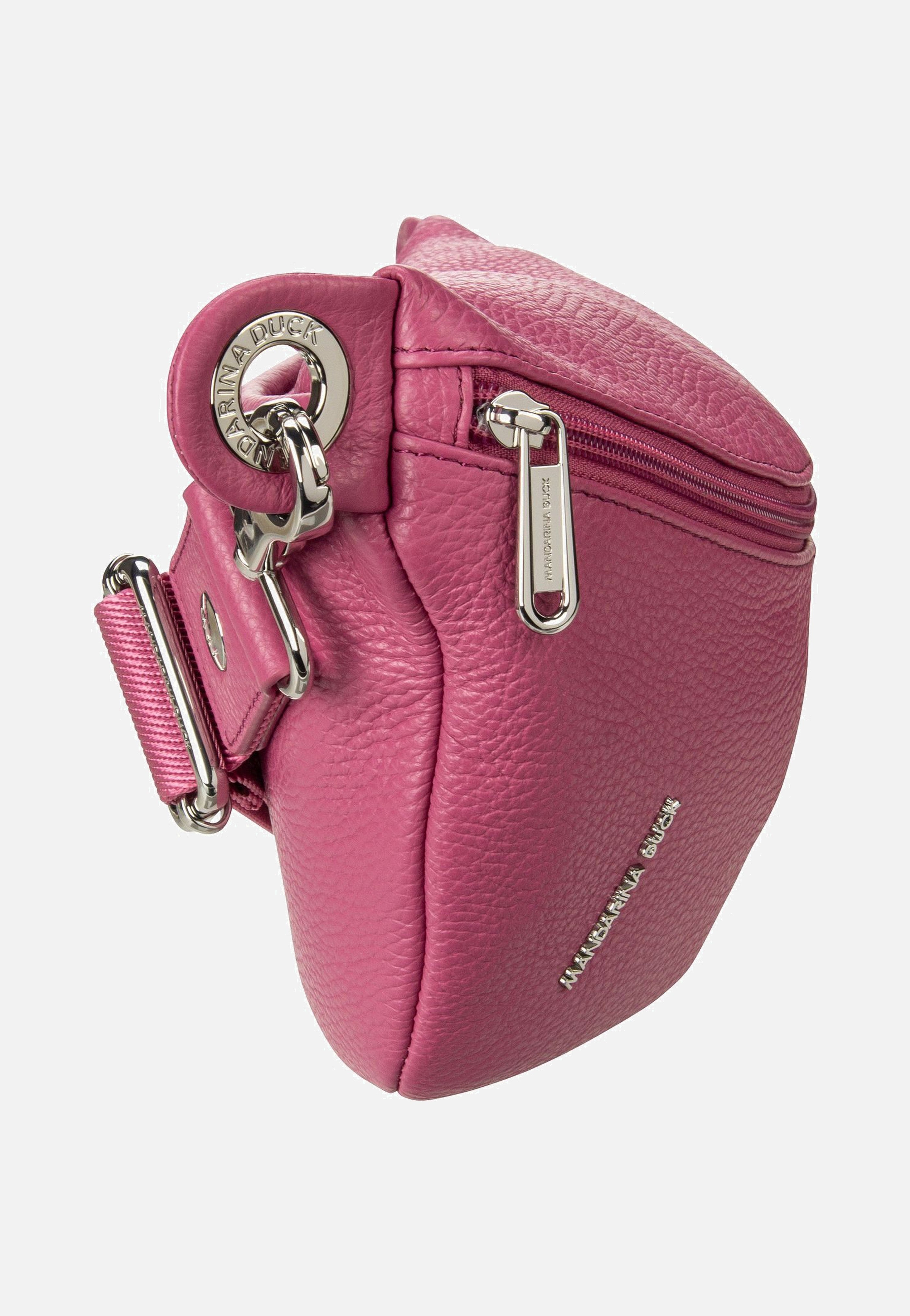 Mandarina Duck - Mellow Leather Bum Bag FZT73 Red Violet - Fanny Pack | Women-Image