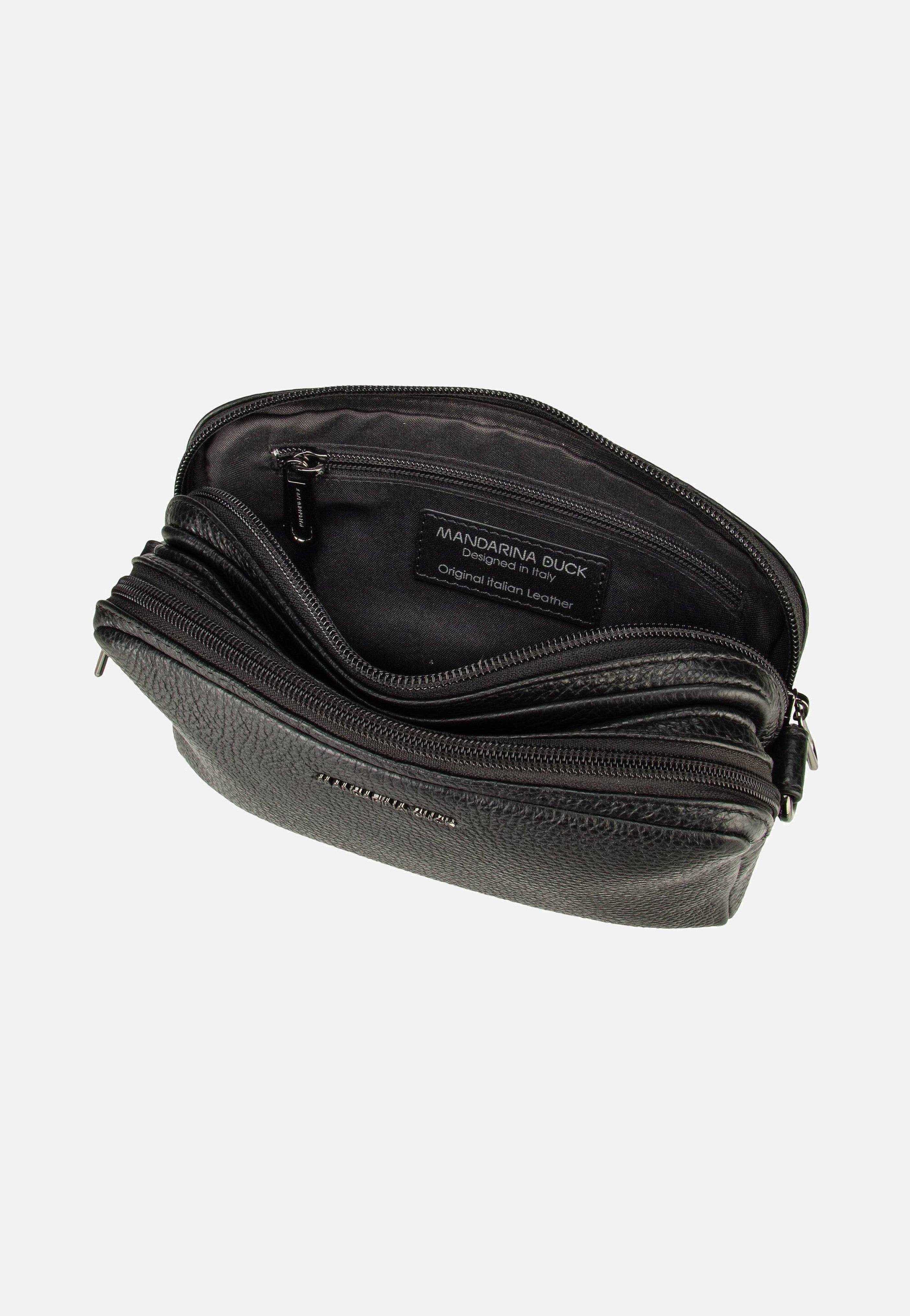 Mandarina Duck - Mellow Leather FZT13 Nero - Shoulder Bag | Women-Image