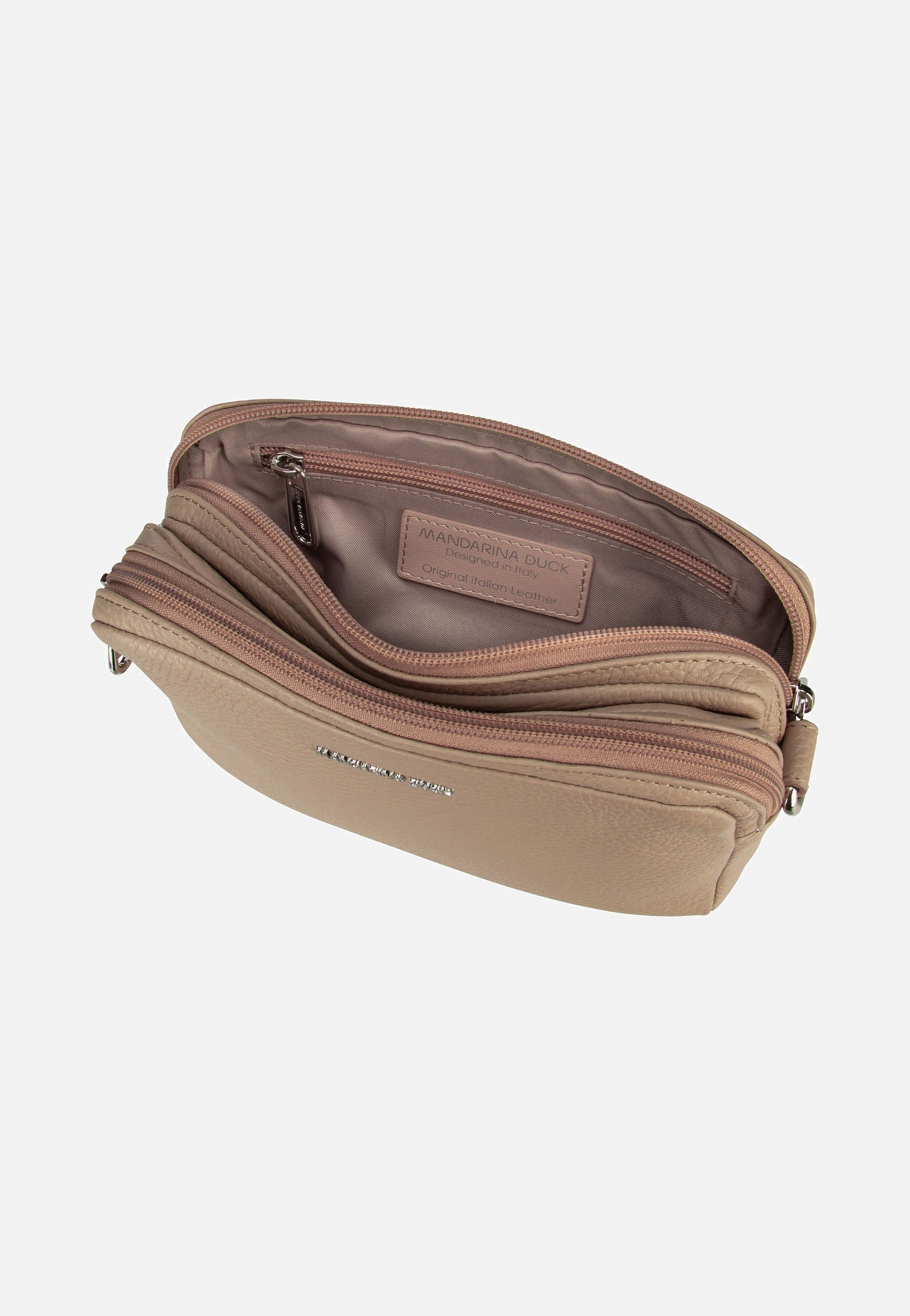 Mandarina Duck - Mellow Leather FZT13 Warm Taupe - Shoulder Bag | Women-Image