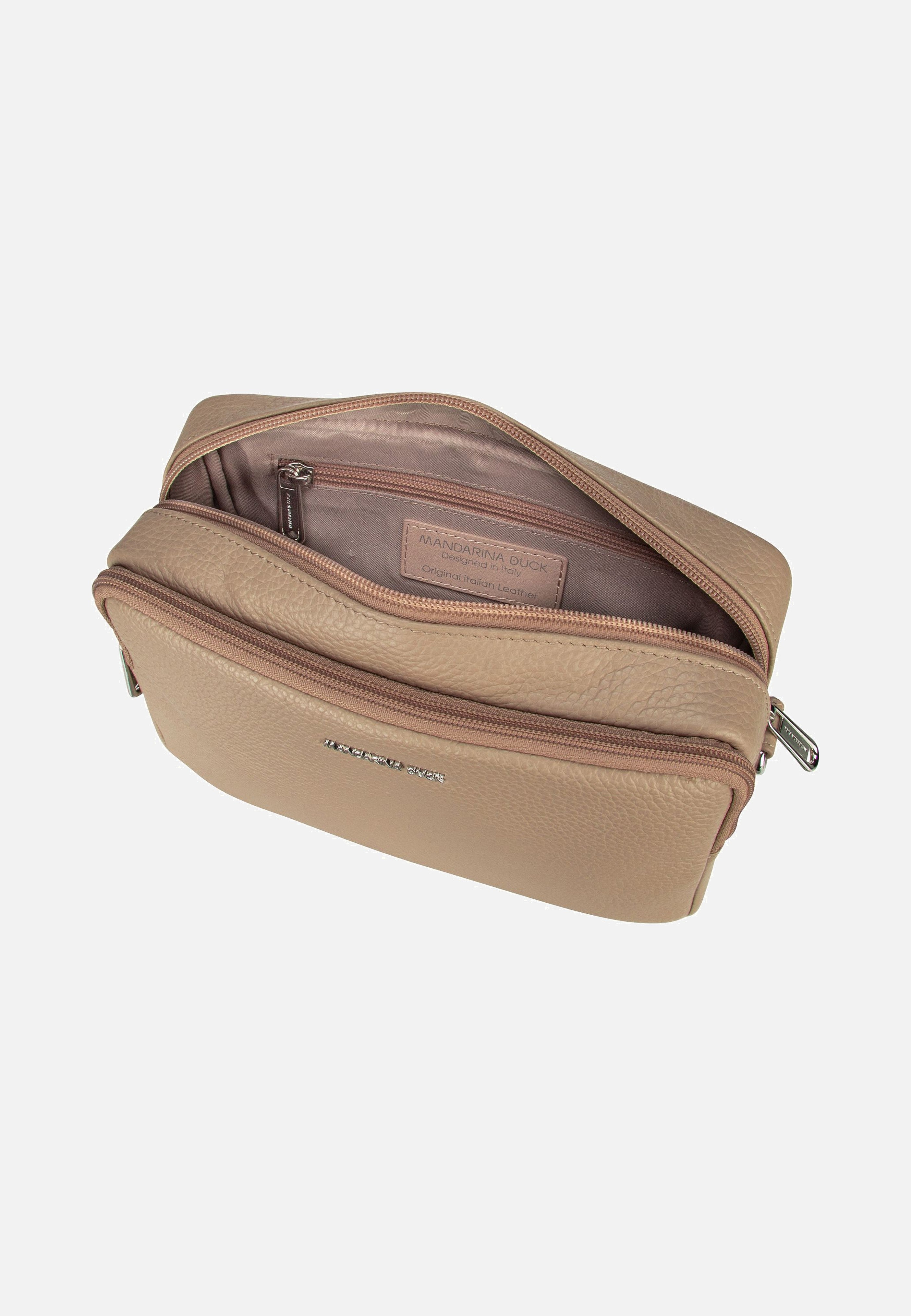 Mandarina Duck - Mellow Leather Camera Case FZT11 Warm Taupe - Crossbody Bag | Women-Image