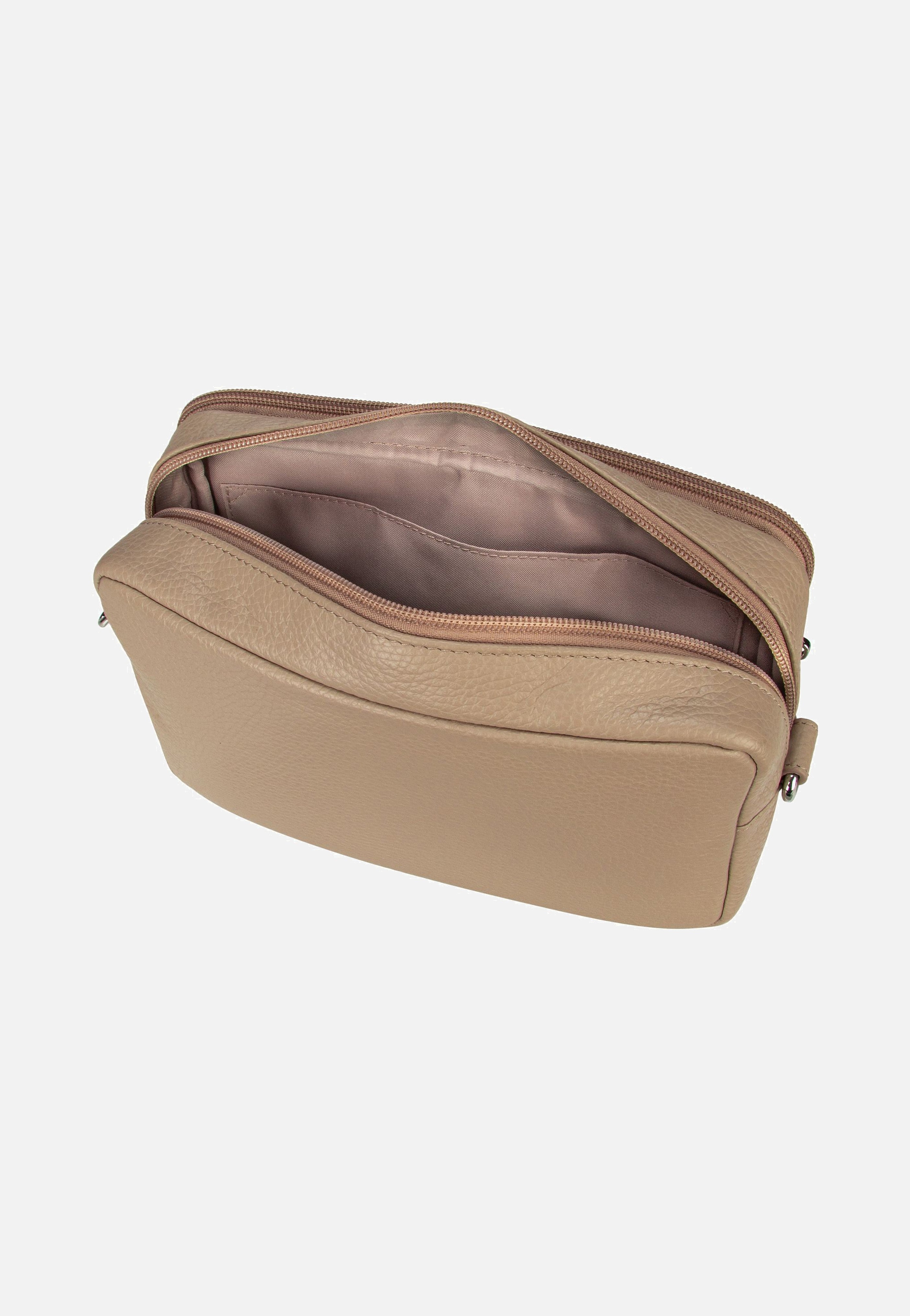 Mandarina Duck - Mellow Leather Camera Case FZT11 Warm Taupe - Crossbody Bag | Women-Image