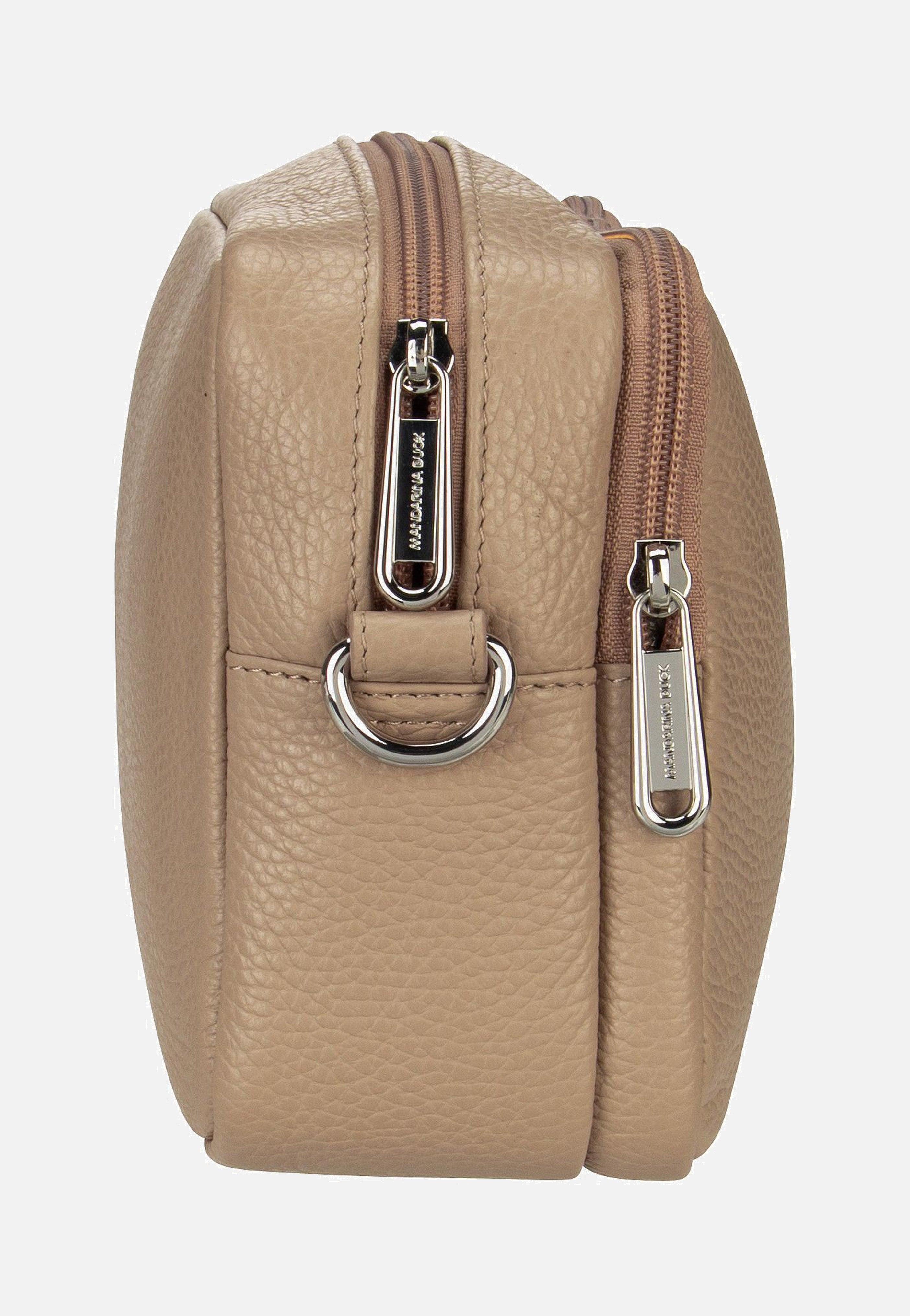 Mandarina Duck - Mellow Leather Camera Case FZT11 Warm Taupe - Crossbody Bag | Women-Image