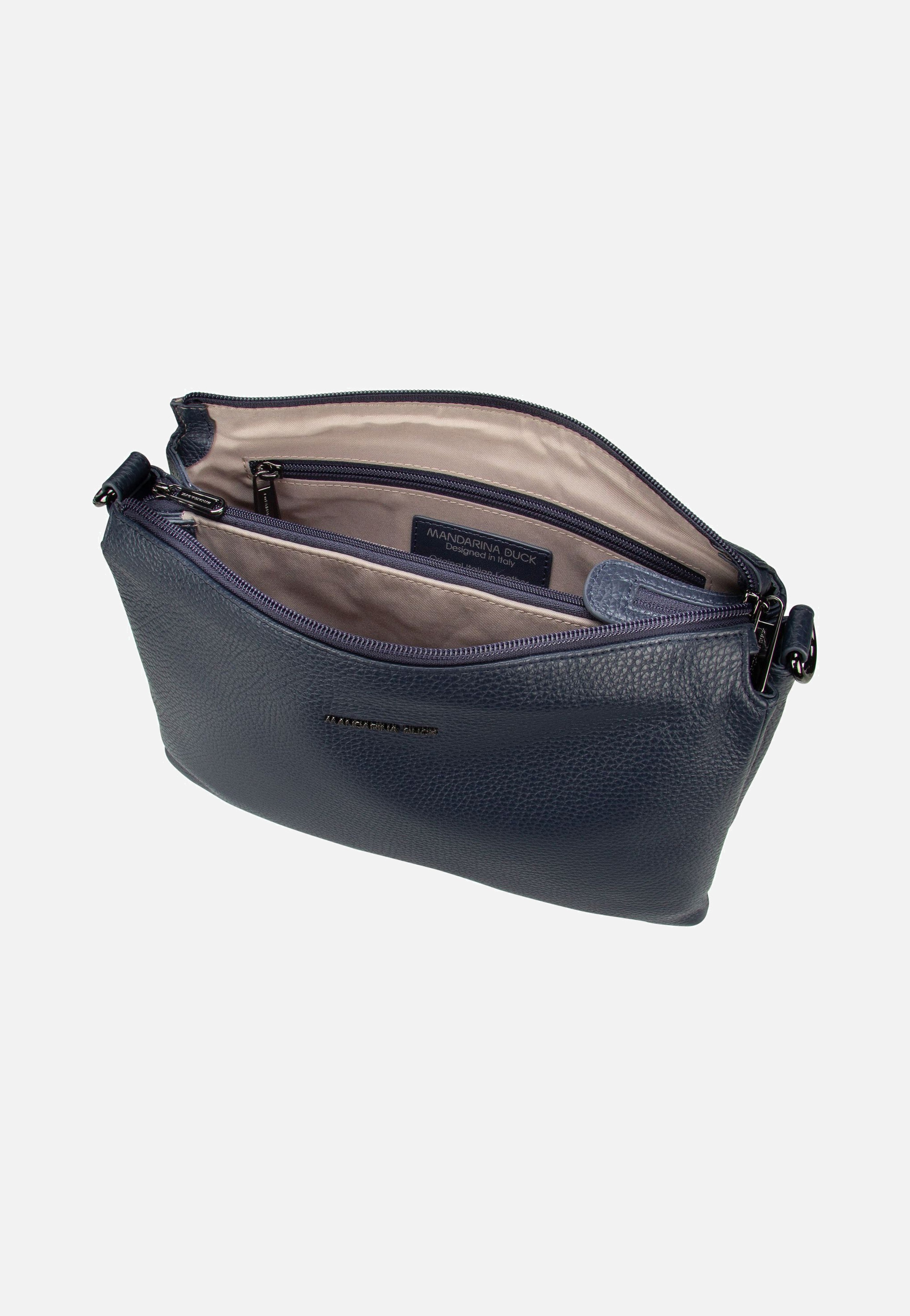 Mandarina Duck - Mellow Leather FZT12 Dress Blue - Crossbody Bag | Women-Image