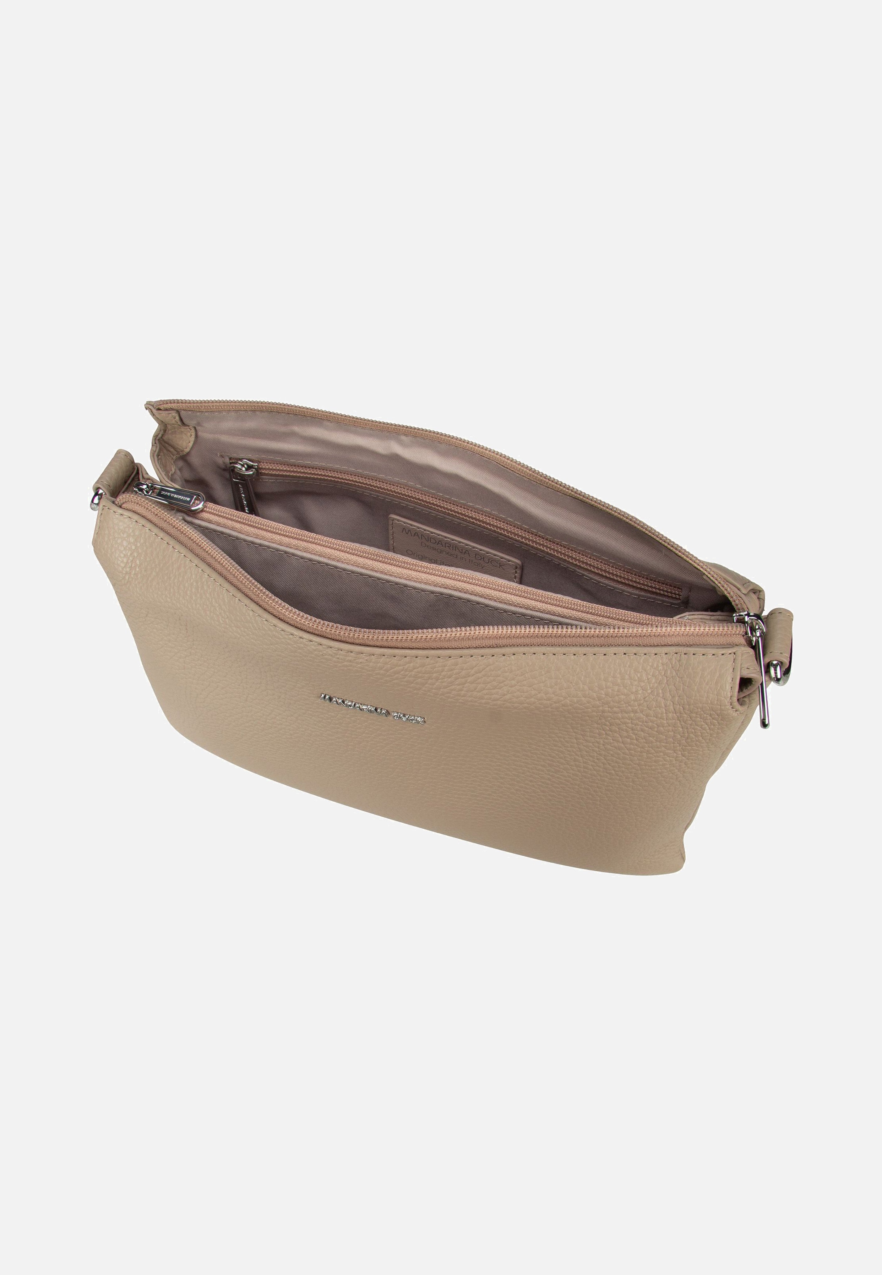 Mandarina Duck - Mellow Leather FZT12 Warm Taupe - Crossbody Bag | Women-Image