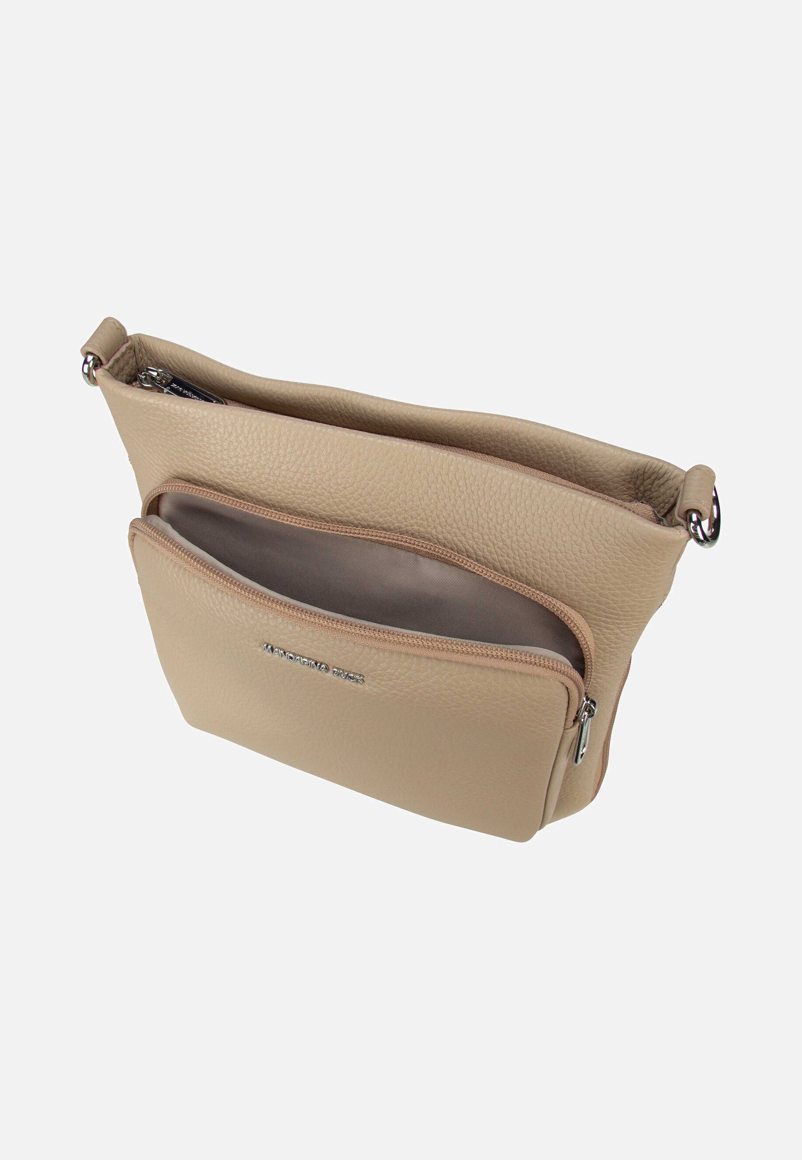 Mandarina Duck - Mellow Leather FZT15 Warm Taupe - Pouch Bag | Women-Image