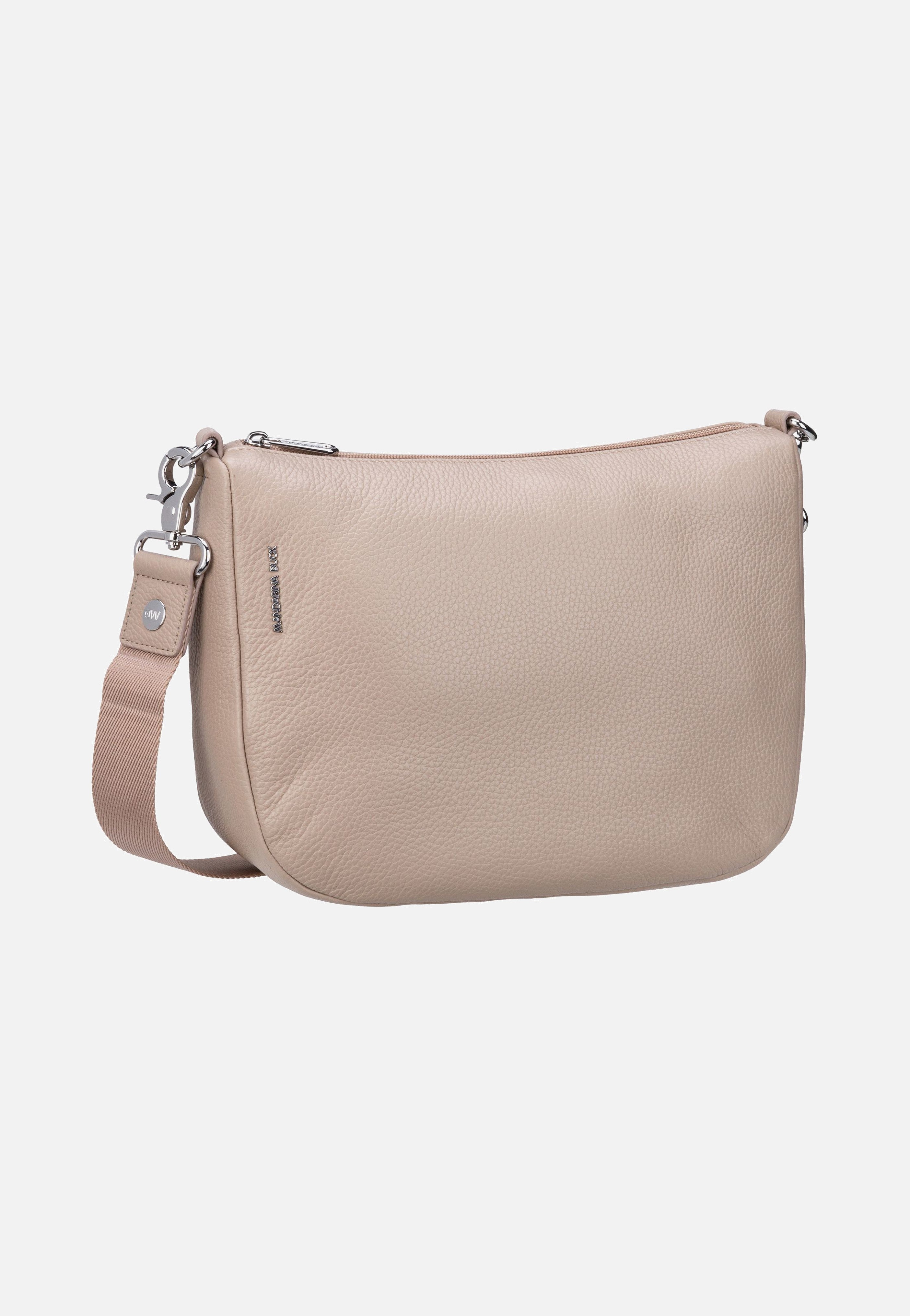 Mandarina Duck - Mellow Leather Hobo FZT79 Warm Taupe - Pouch Bag | Women-Image