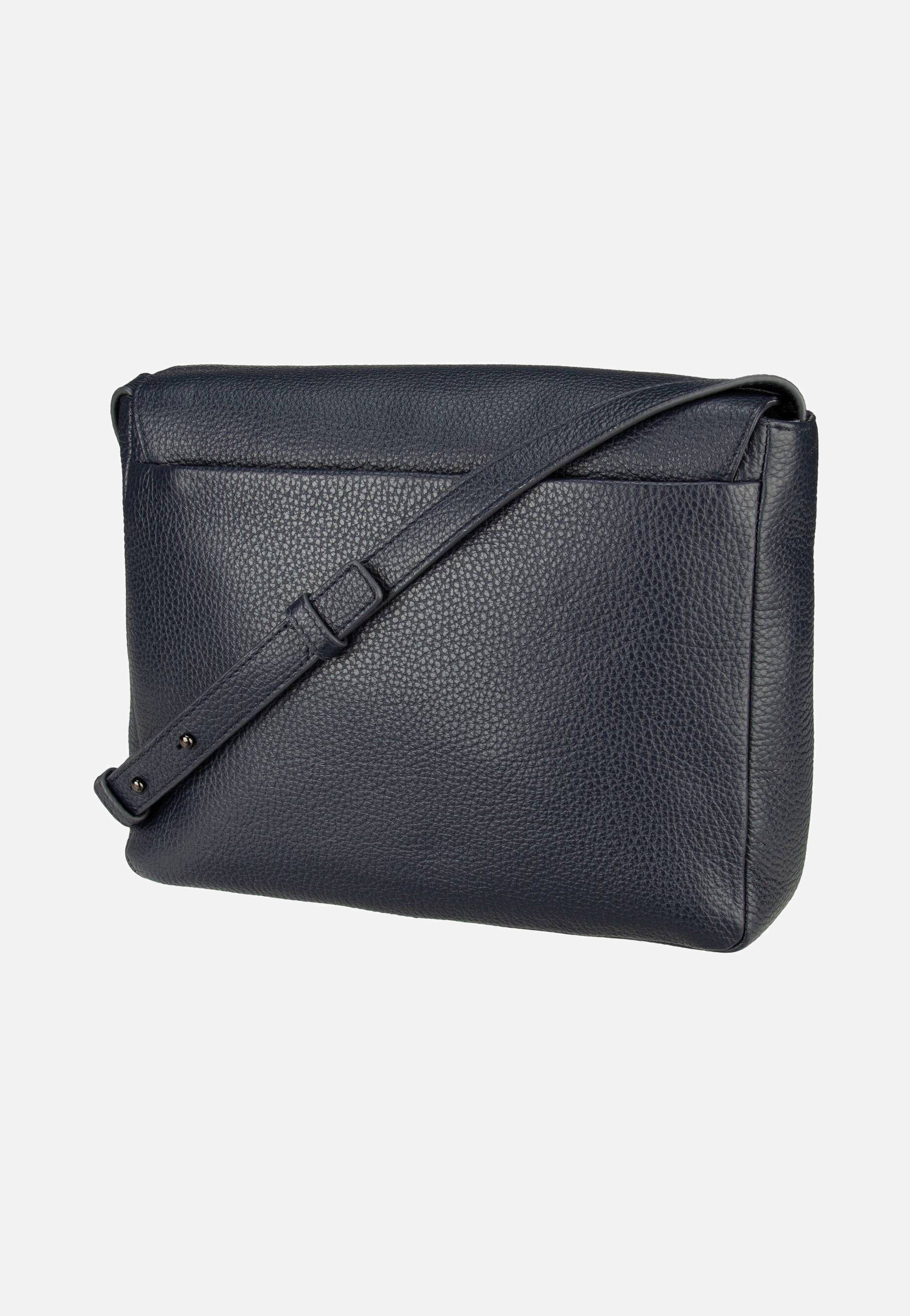 Mandarina Duck - Mellow Leather Hunting Bag FZT14 Dress Blue - Crossbody Bag | Women-Image
