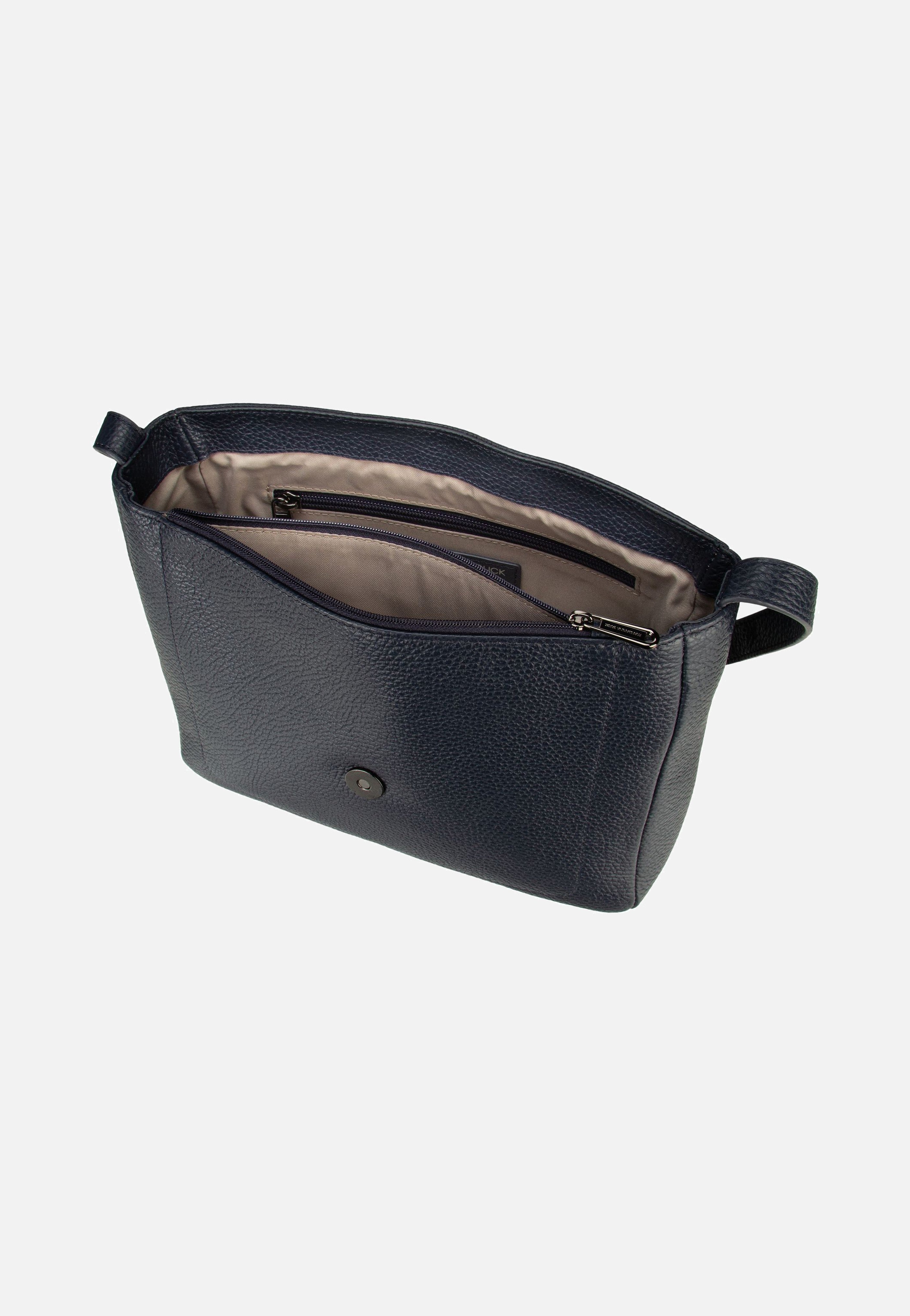 Mandarina Duck - Mellow Leather Hunting Bag FZT14 Dress Blue - Crossbody Bag | Women-Image