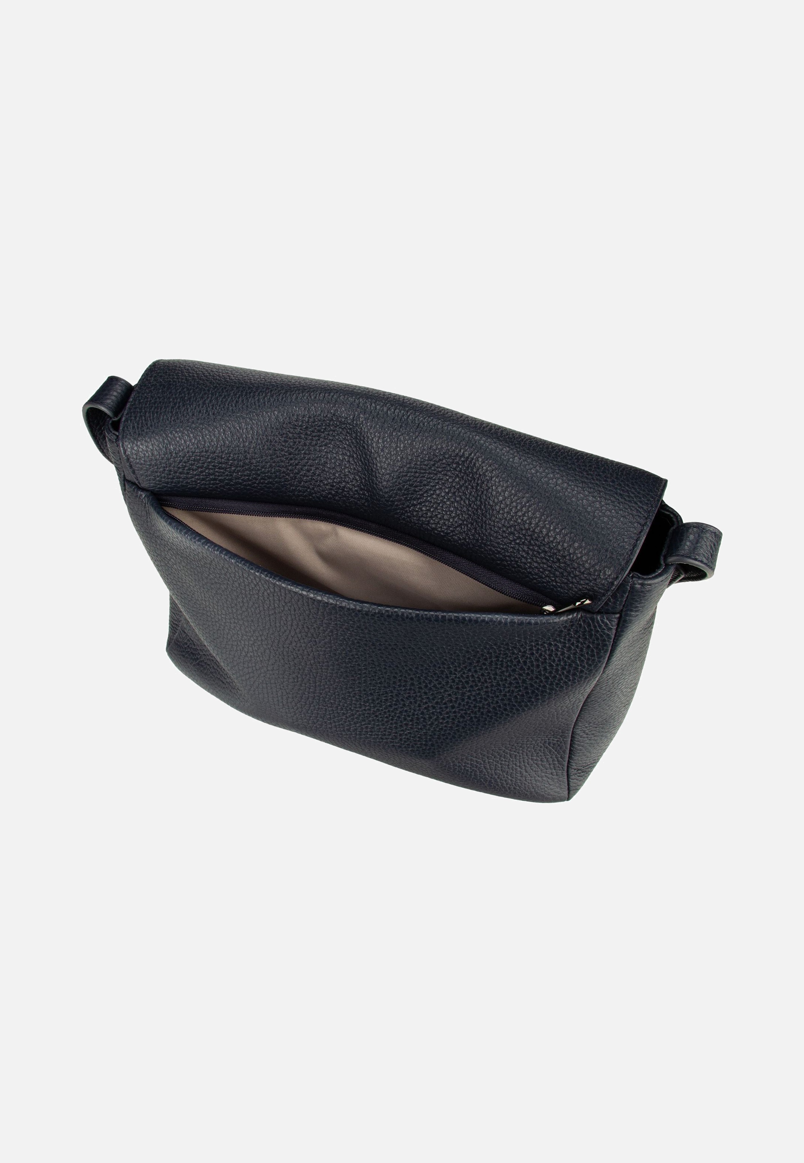 Mandarina Duck - Mellow Leather Hunting Bag FZT14 Dress Blue - Crossbody Bag | Women-Image