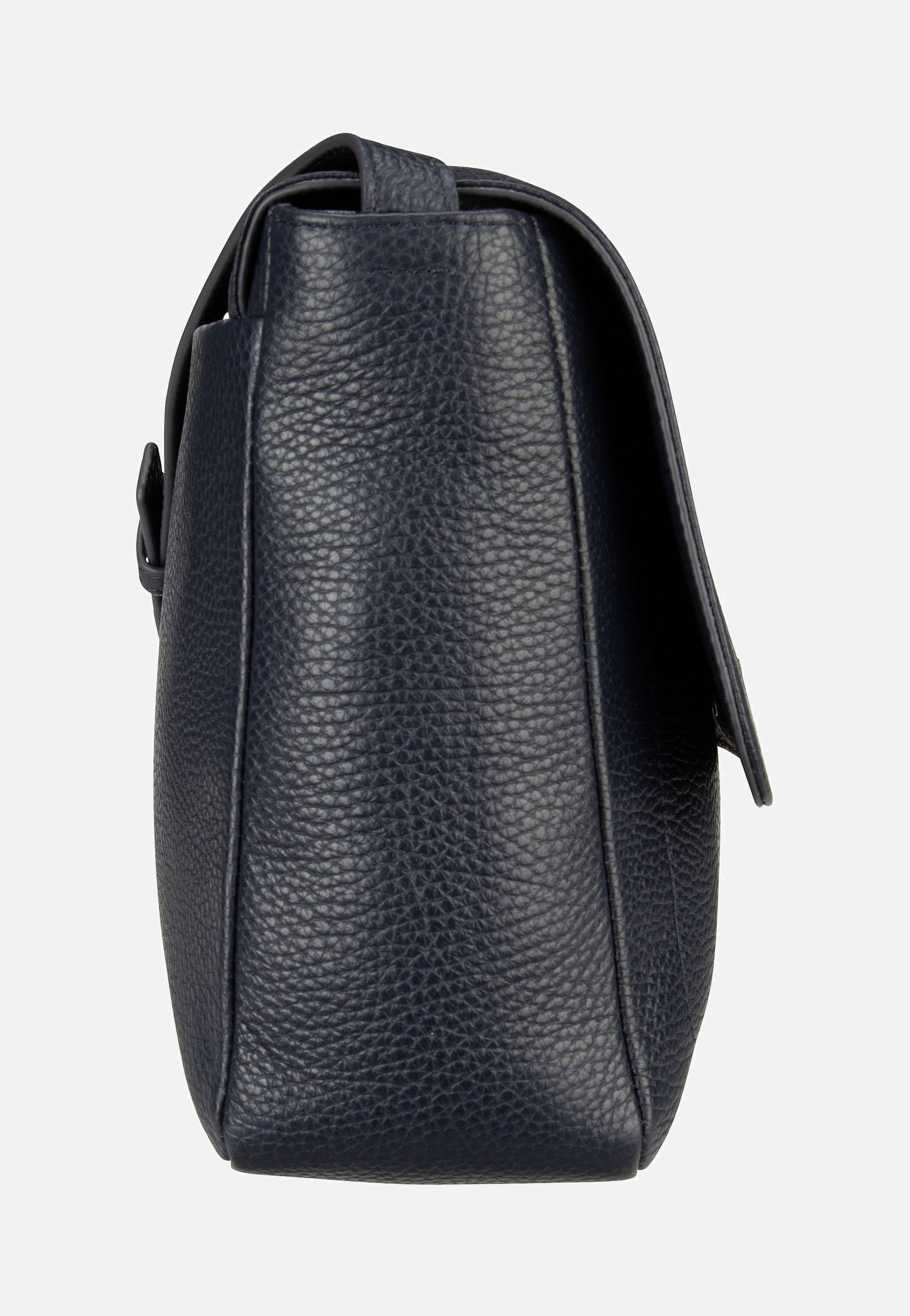 Mandarina Duck - Mellow Leather Hunting Bag FZT14 Dress Blue - Crossbody Bag | Women-Image