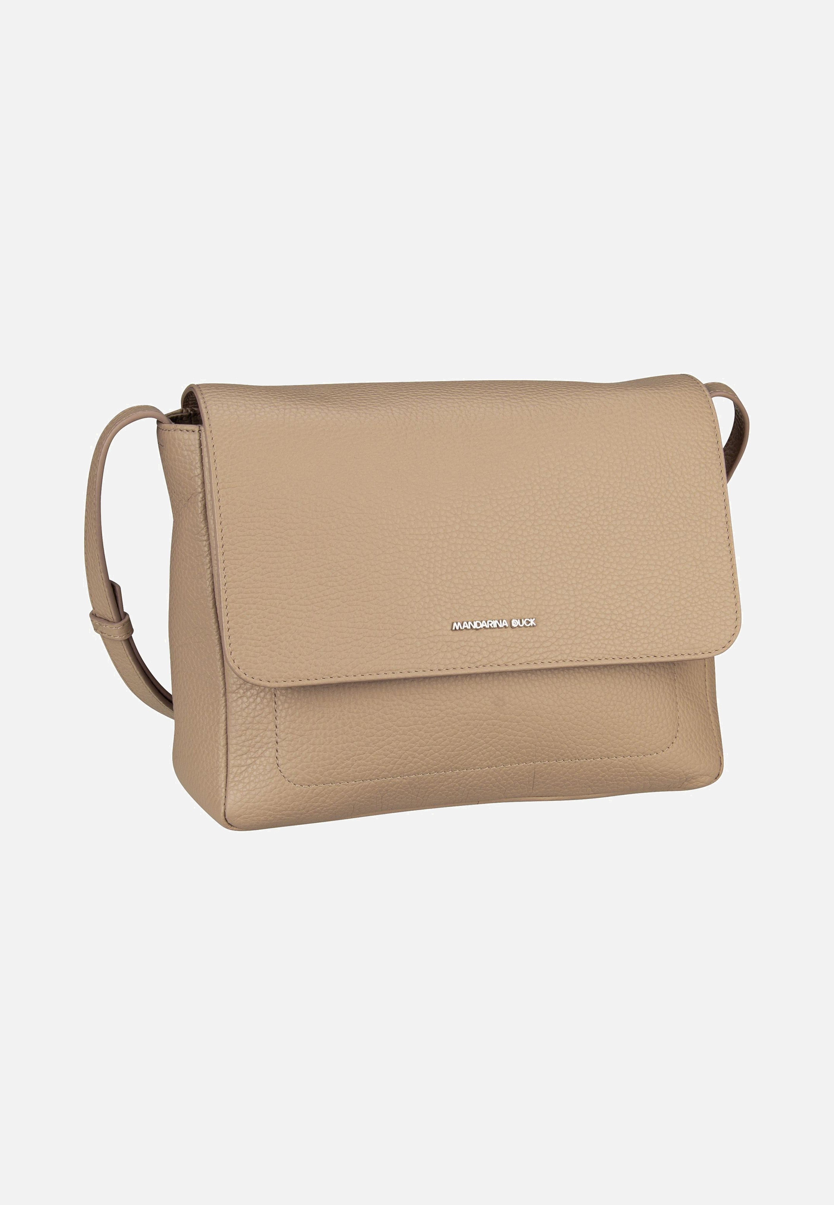 Mandarina Duck - Mellow Leather Hunting Bag FZT14 Warm Taupe - Crossbody Bag | Women-Image