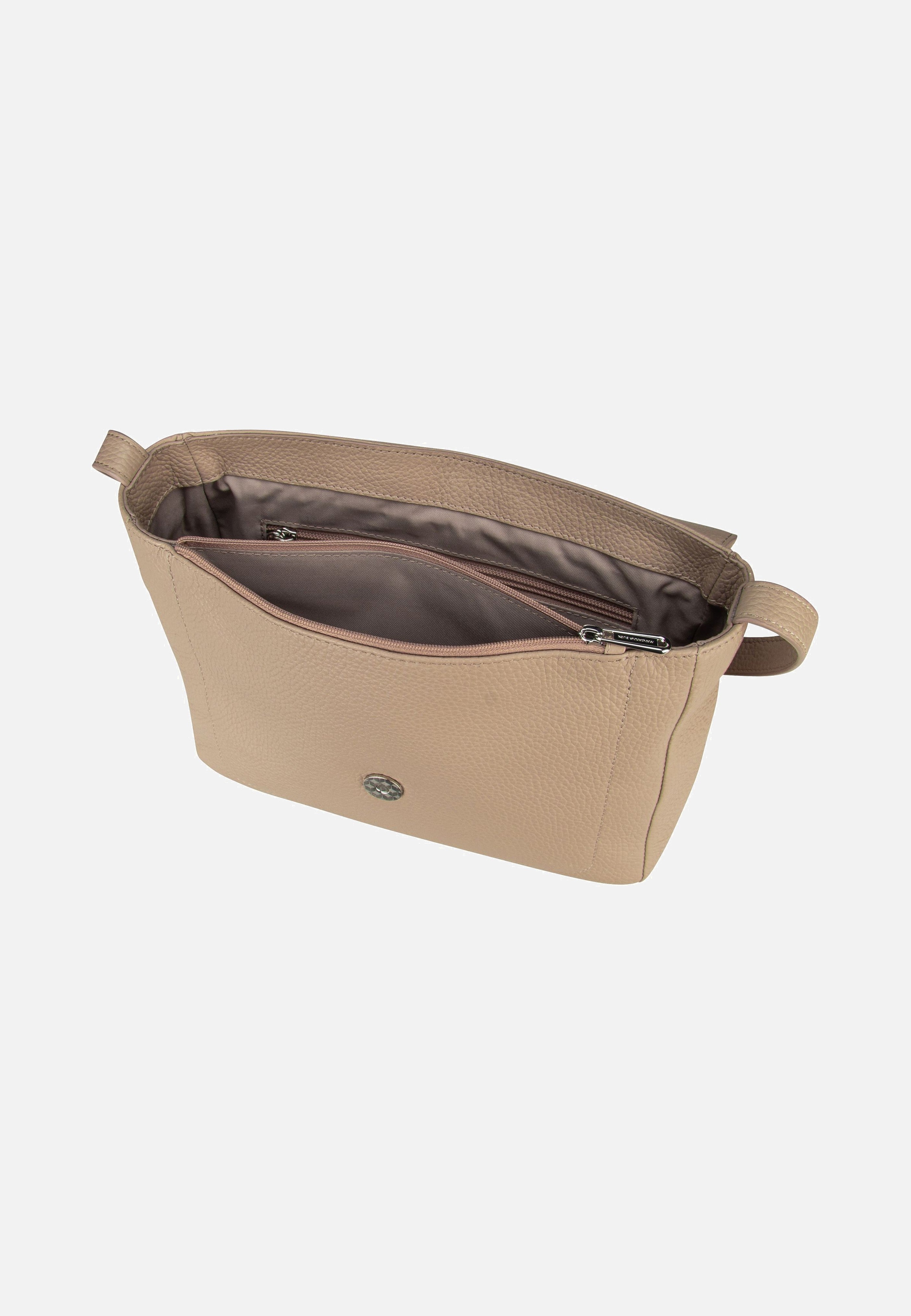 Mandarina Duck - Mellow Leather Hunting Bag FZT14 Warm Taupe - Crossbody Bag | Women-Image