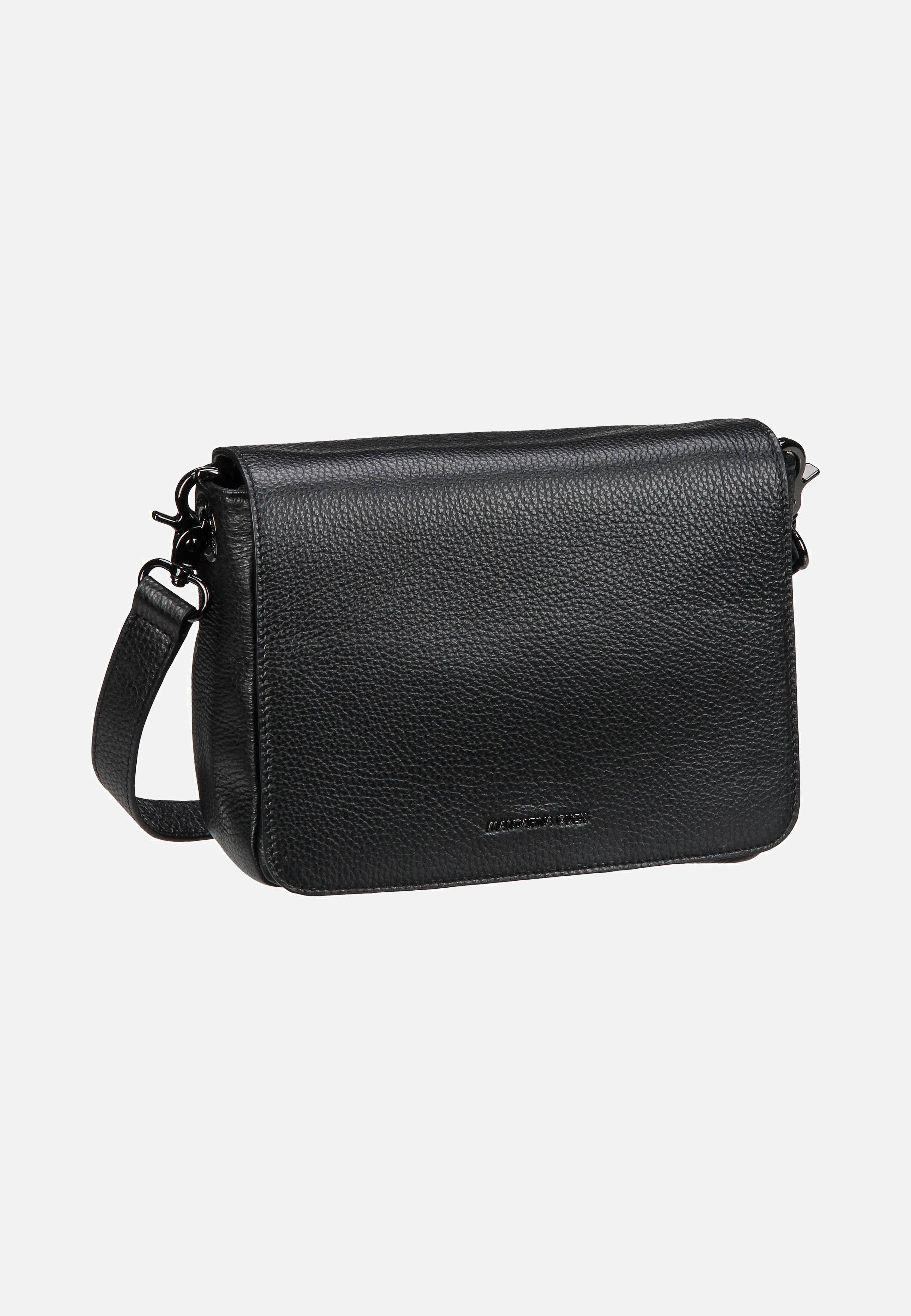 Mandarina Duck - Mellow Leather Hunting Bag FZT69 Nero - Crossbody Bag | Neutral-Image