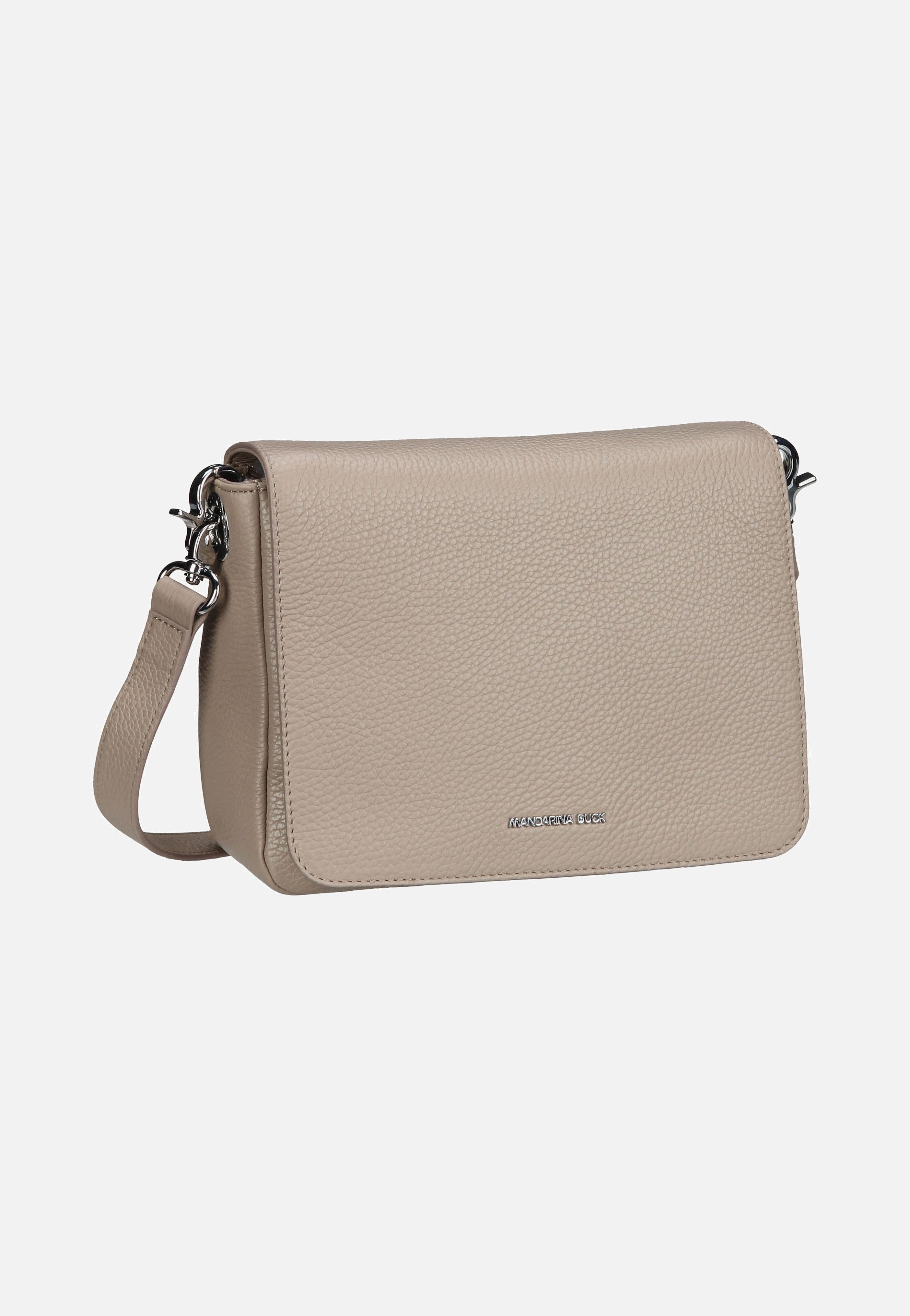 Mandarina Duck - Mellow Leather Hunting Bag FZT69 Warm Taupe - Crossbody Bag | Neutral-Image