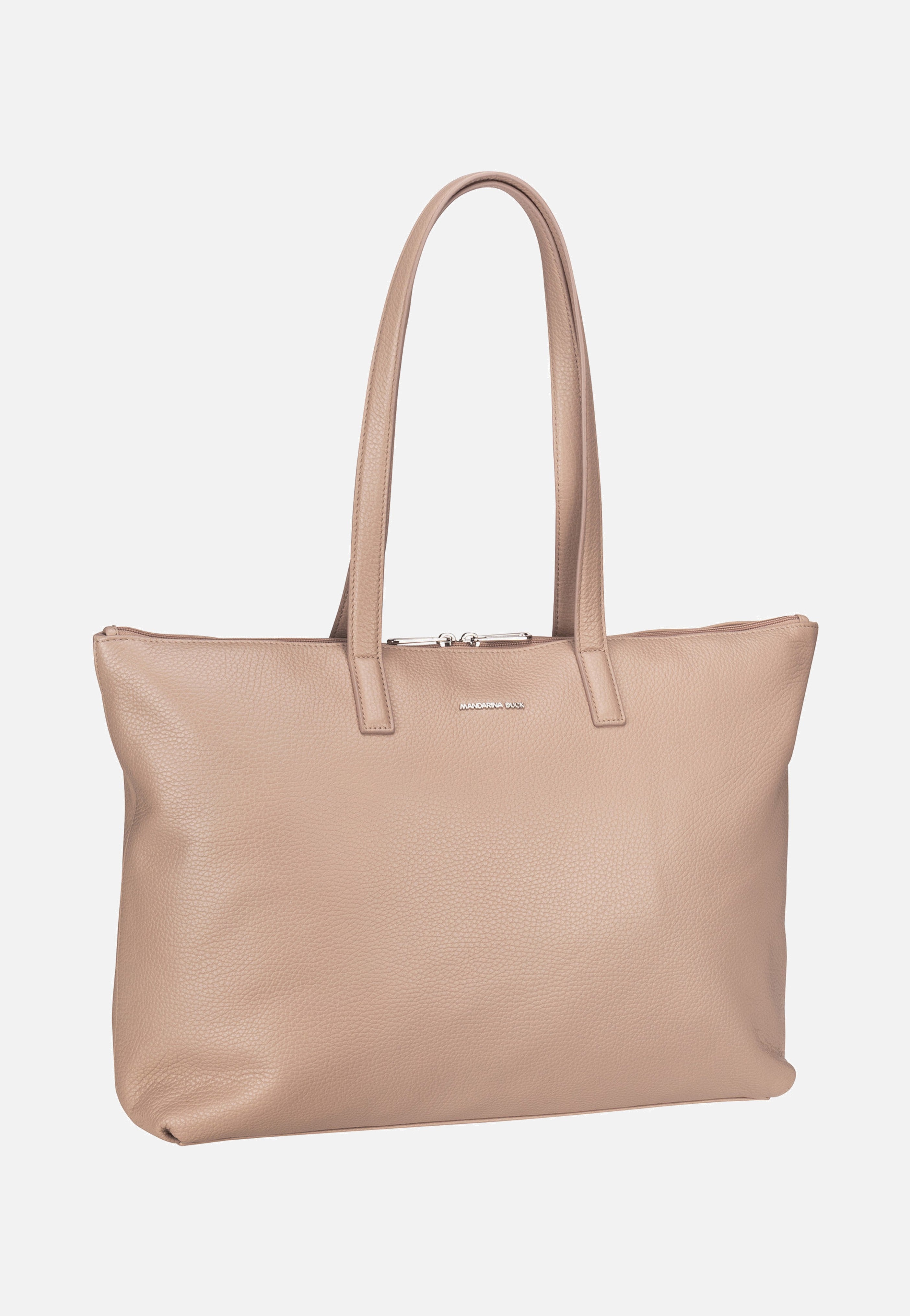 Mandarina Duck Mellow Leather PC FZT54 Warm Taupe Shopper