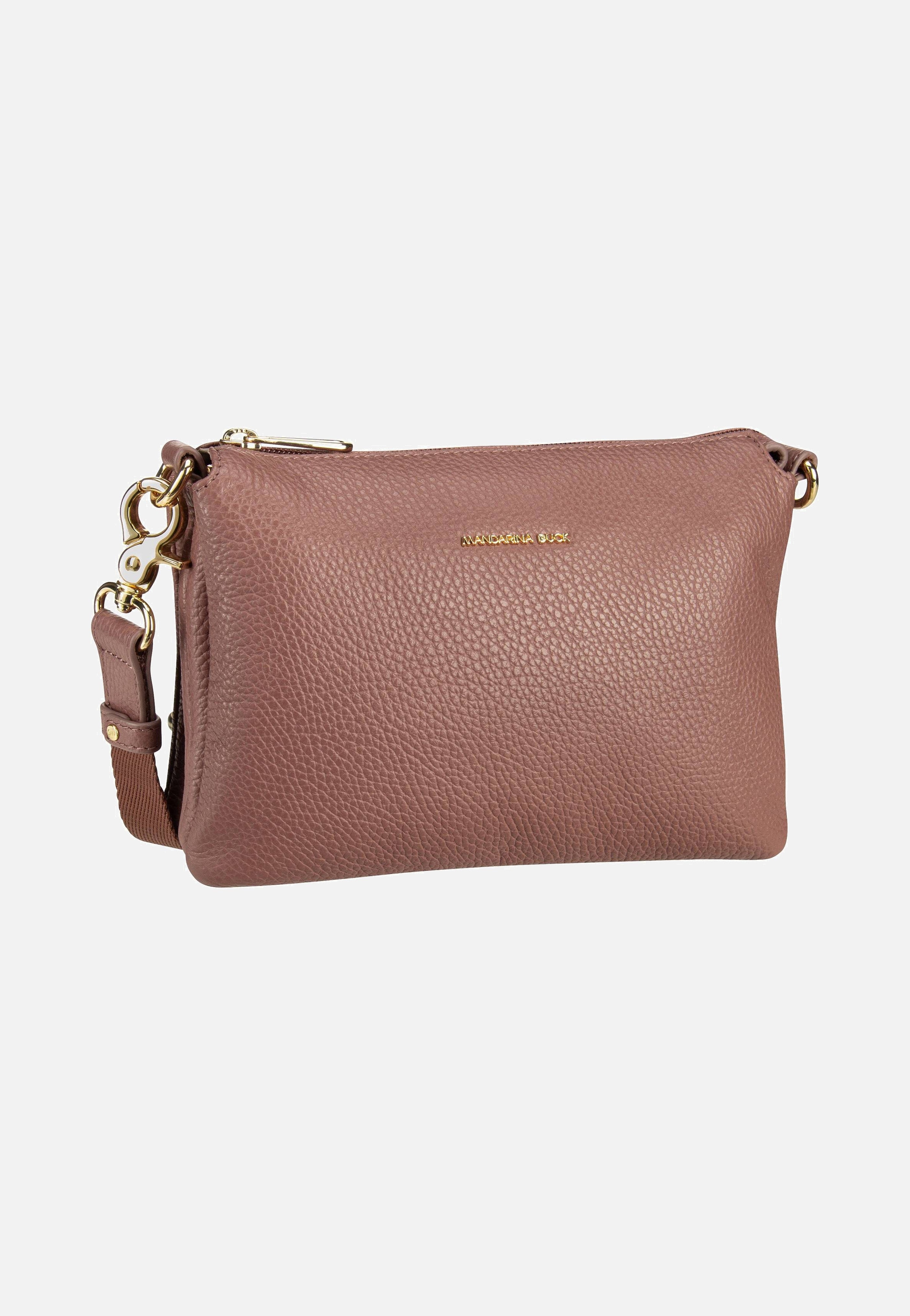 Mandarina Duck Mellow Leather Pochette FZT82 Balsamic Umhängetasche