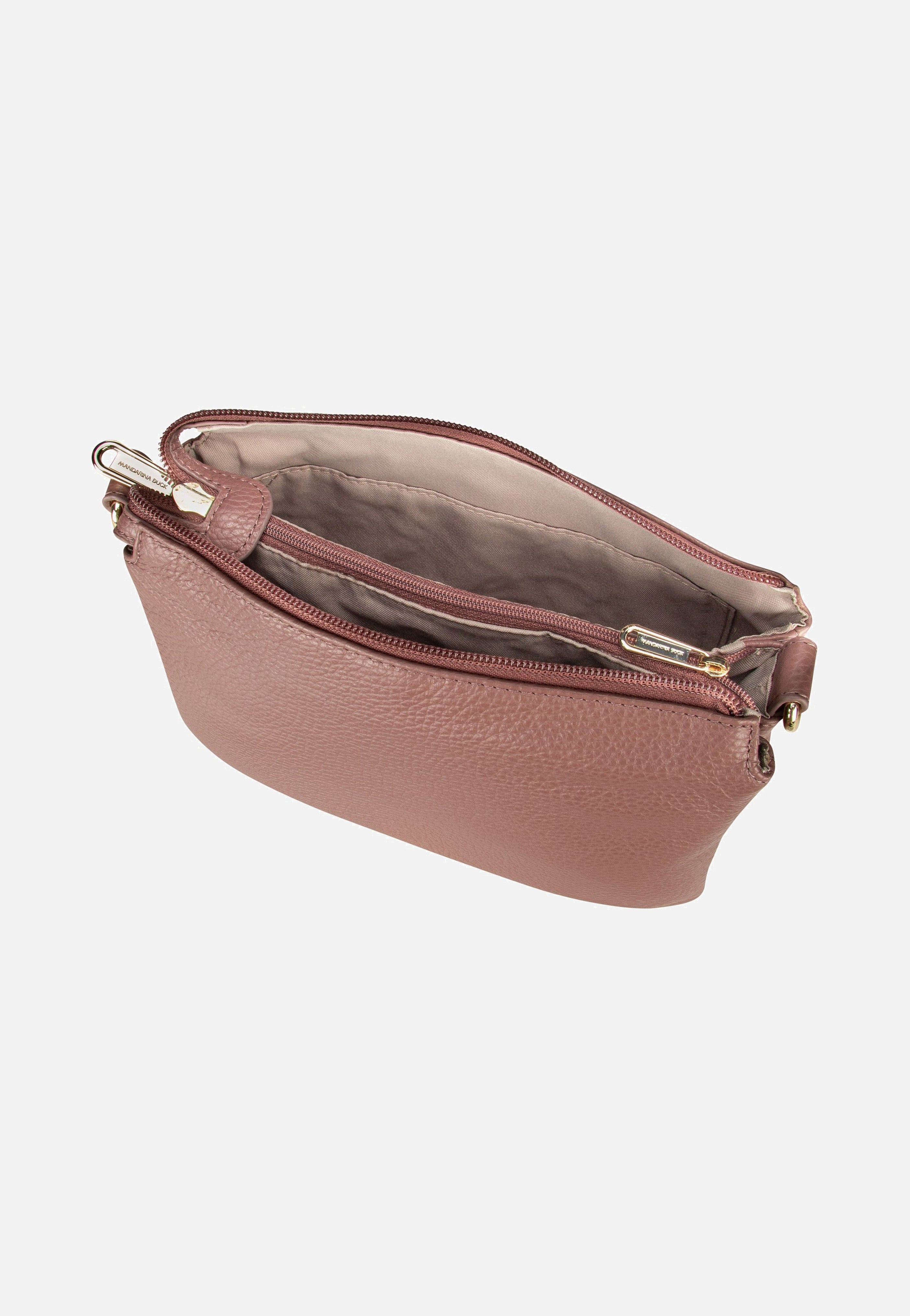 Mandarina Duck Mellow Leather Pochette FZT82 Balsamic Umhängetasche