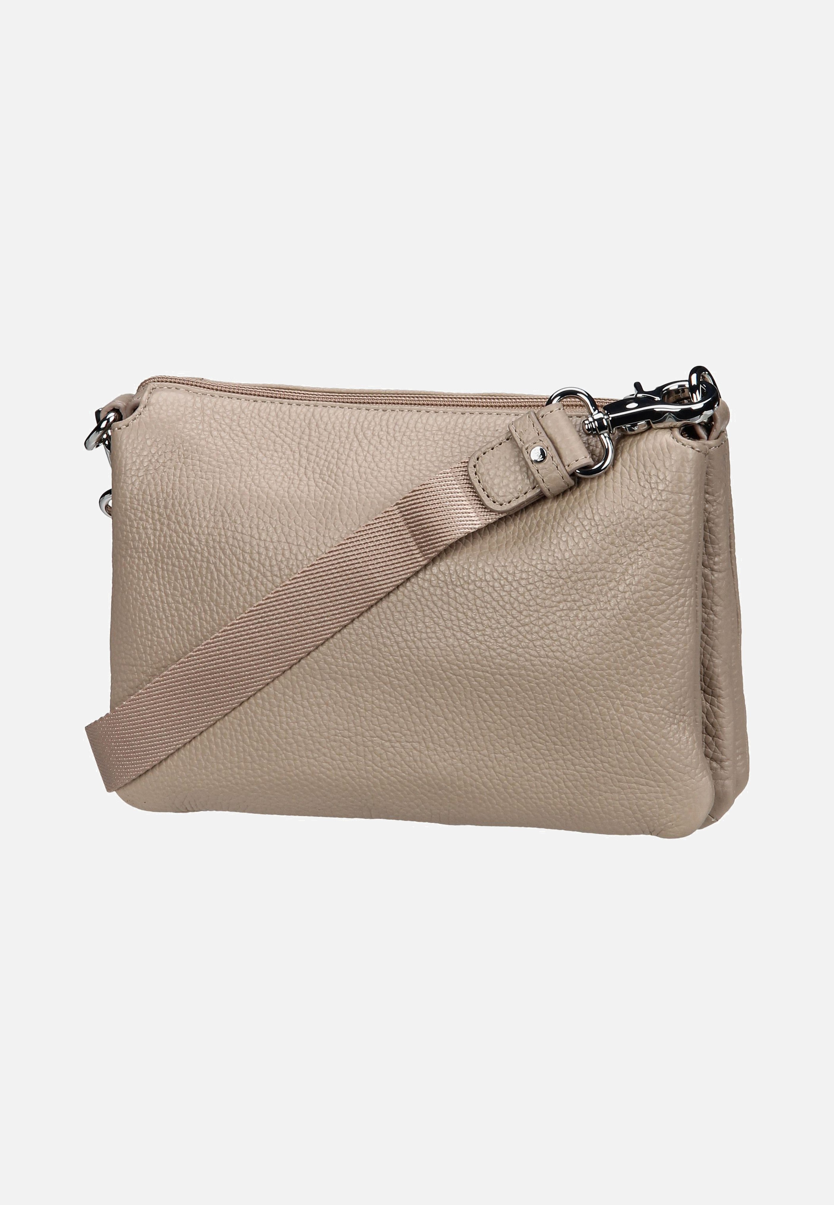 Mandarina Duck - Mellow Leather Pochette FZT82 Warm Taupe - Crossbody Bag | Women-Image