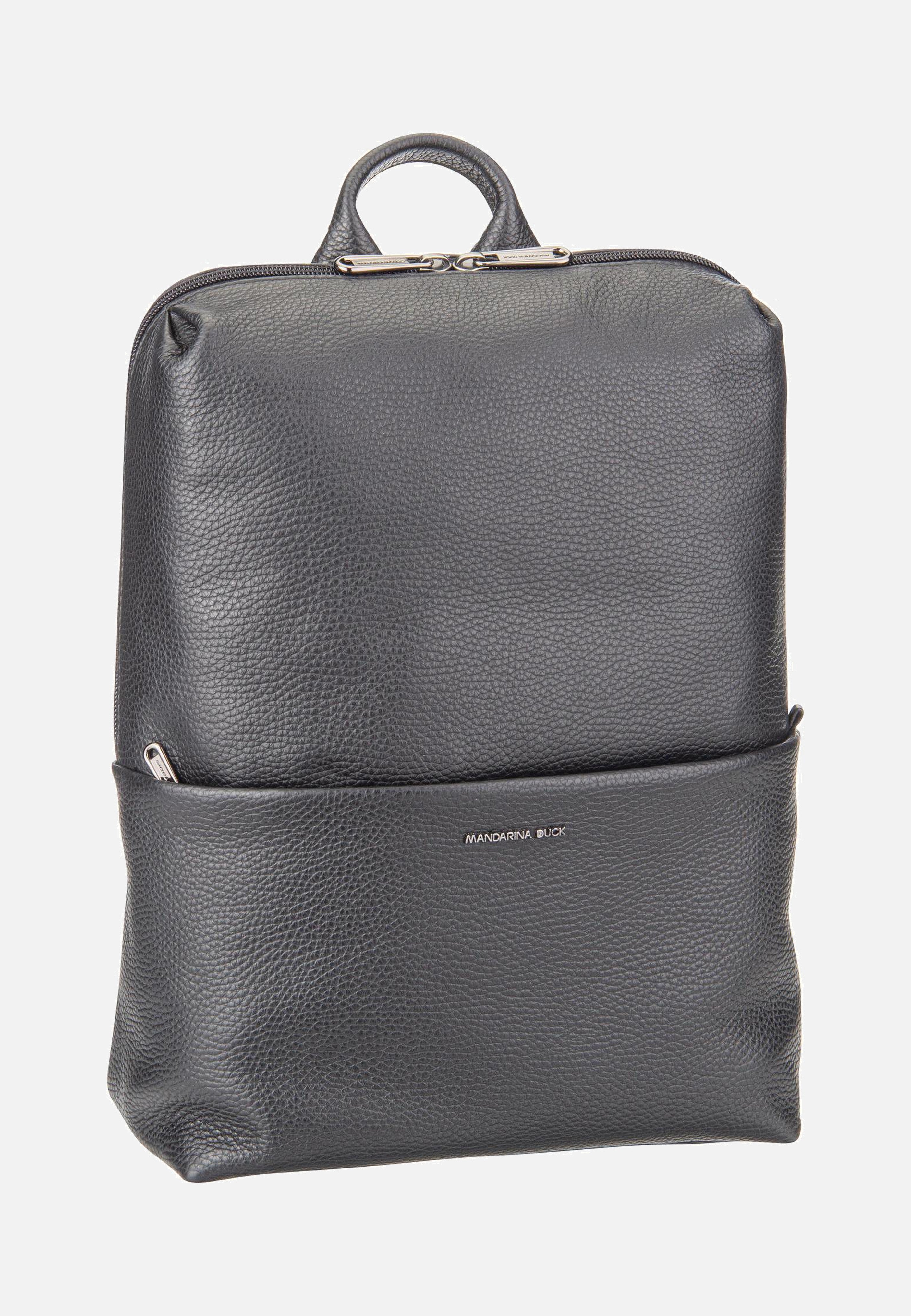 Mandarina Duck Mellow Leather Squared FZT38 Nero Rucksack
